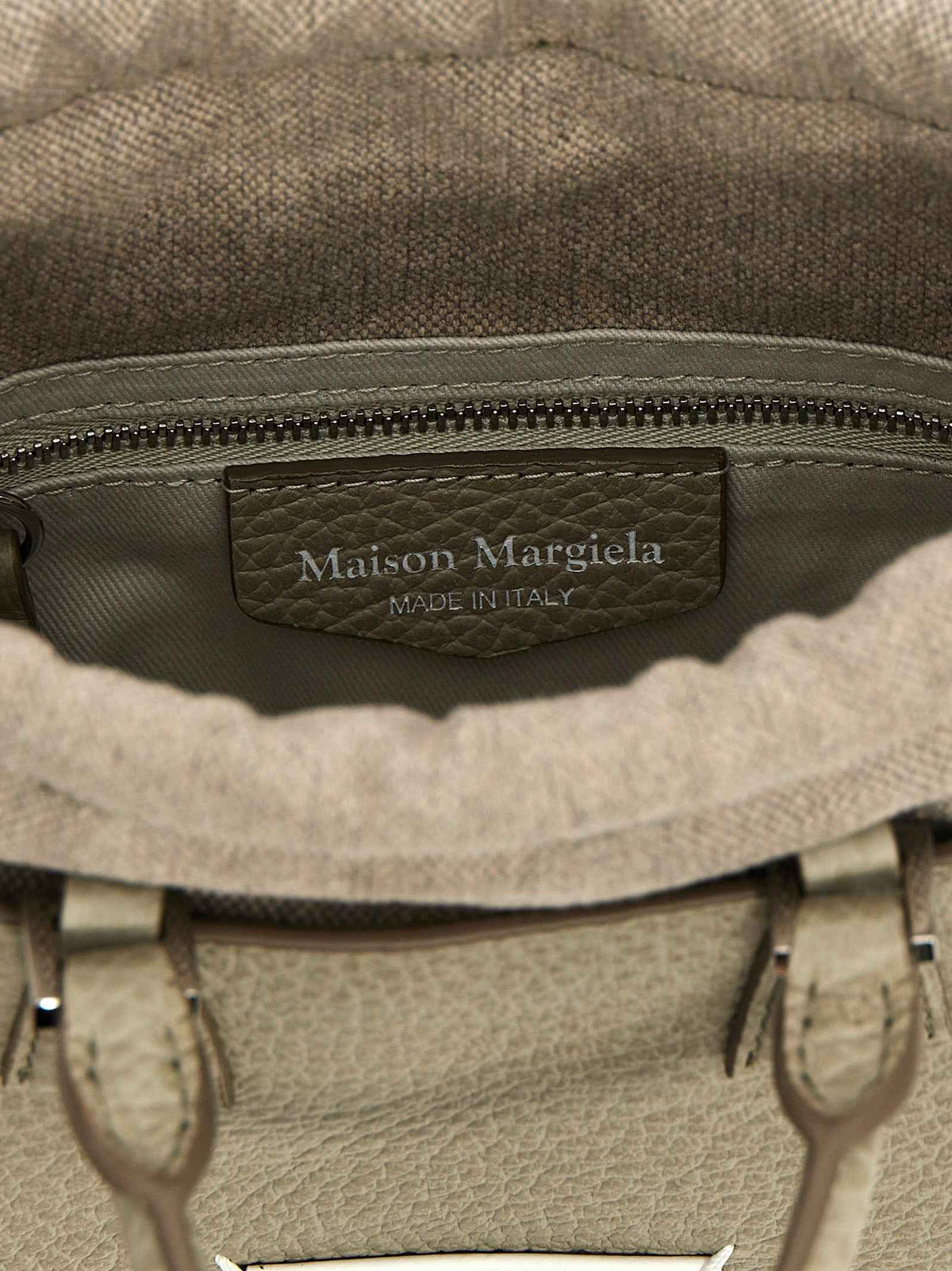 Maison Margiela Gray Calfskin Handbag