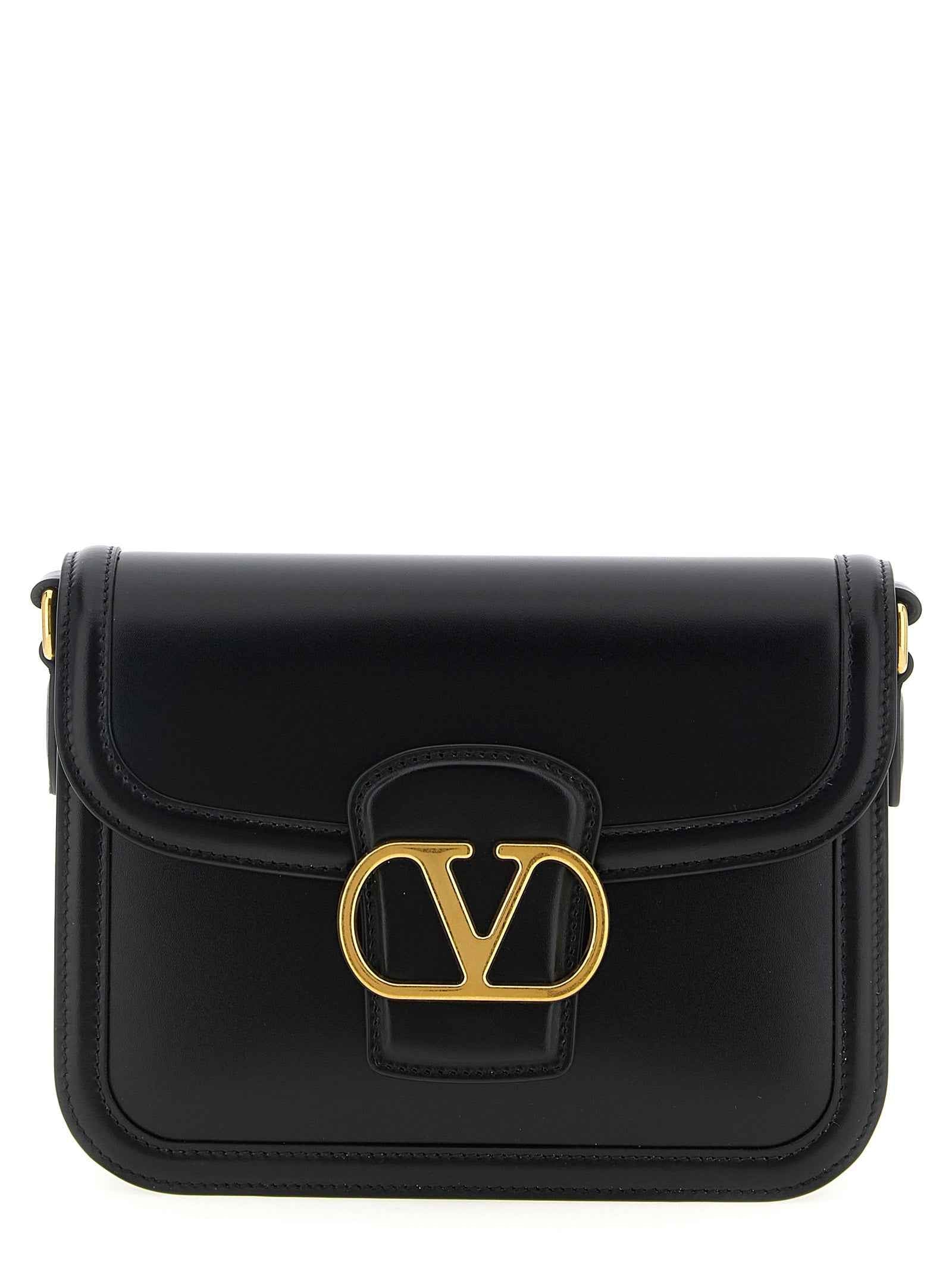 Valentino Garavani Black Calfskin Crossbody Bag
