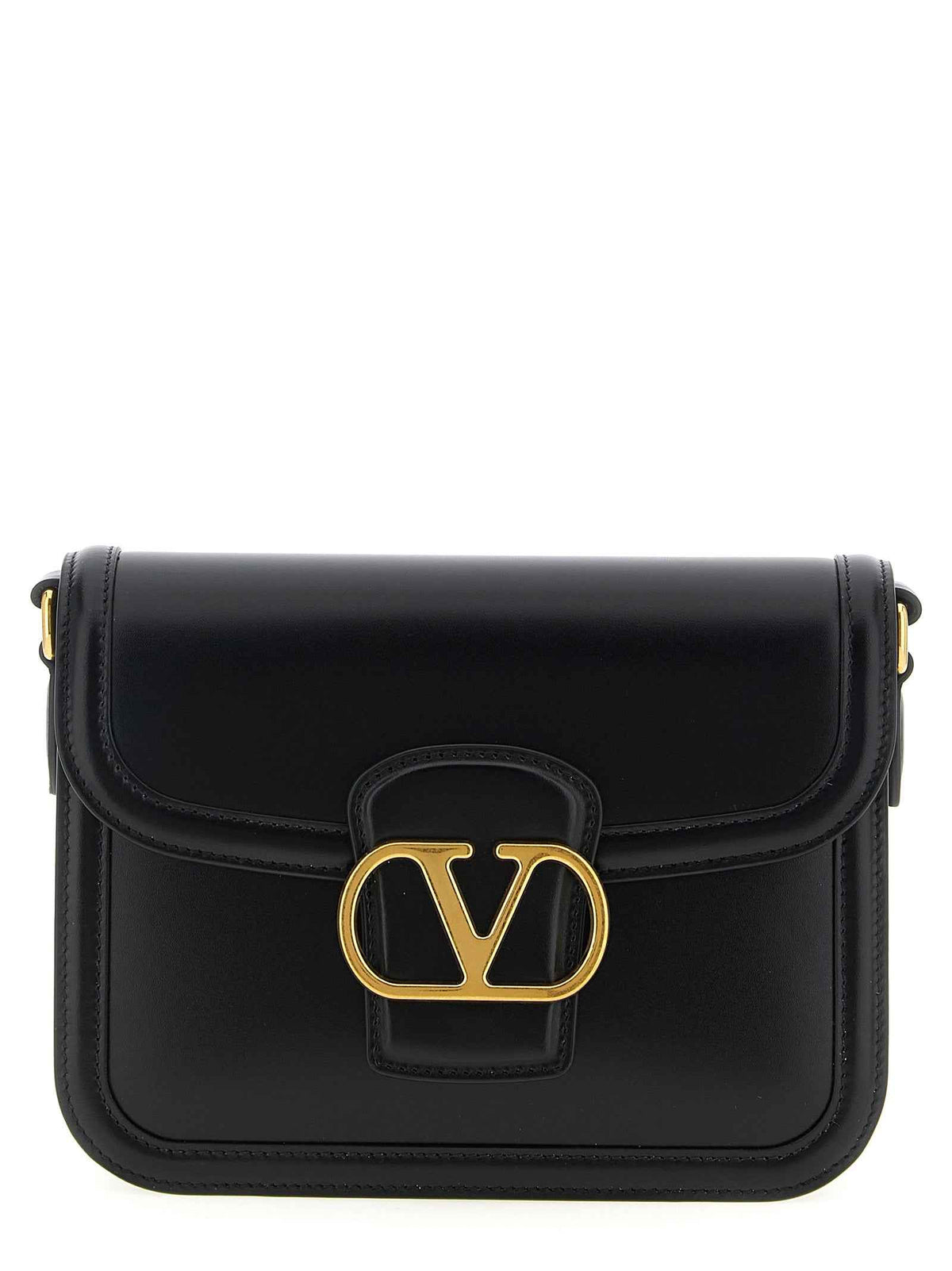Valentino Garavani Black Calfskin Crossbody Bag