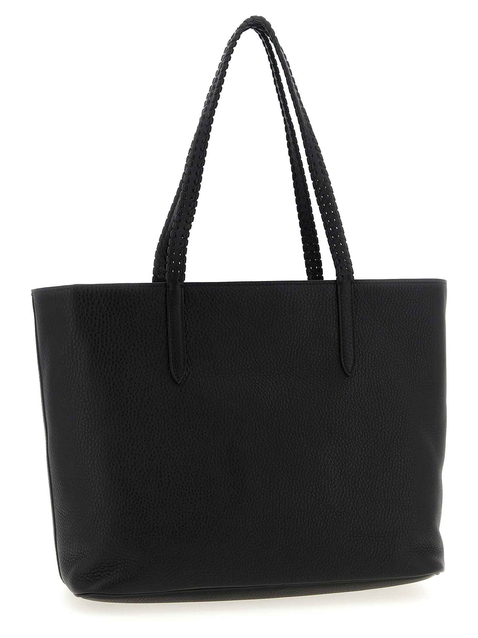 Valentino Garavani Black Calfskin Tote Bag