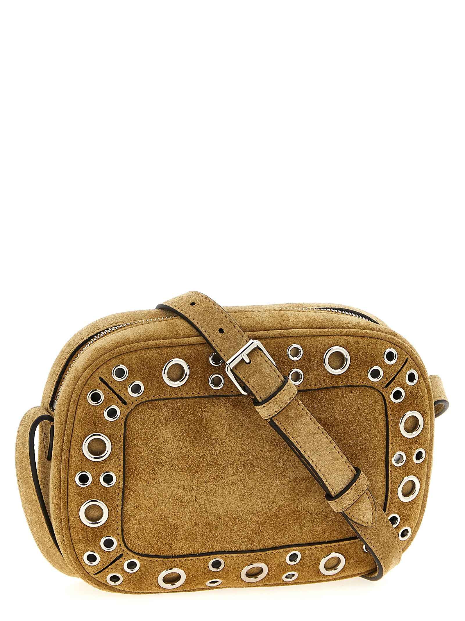 Valentino Garavani Beige Cowhide Crossbody Bag