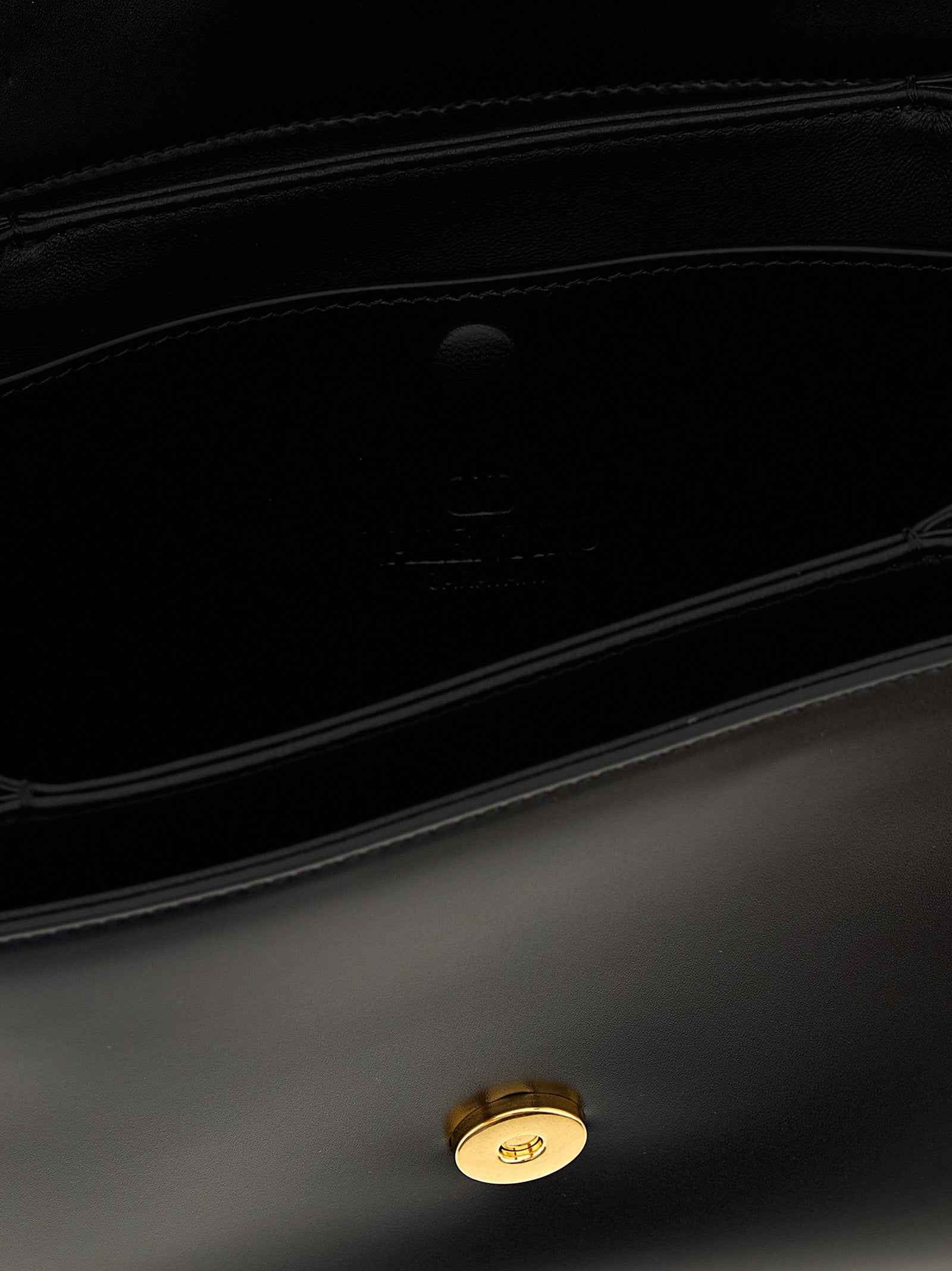Valentino Garavani Black Calfskin Shoulder Bag