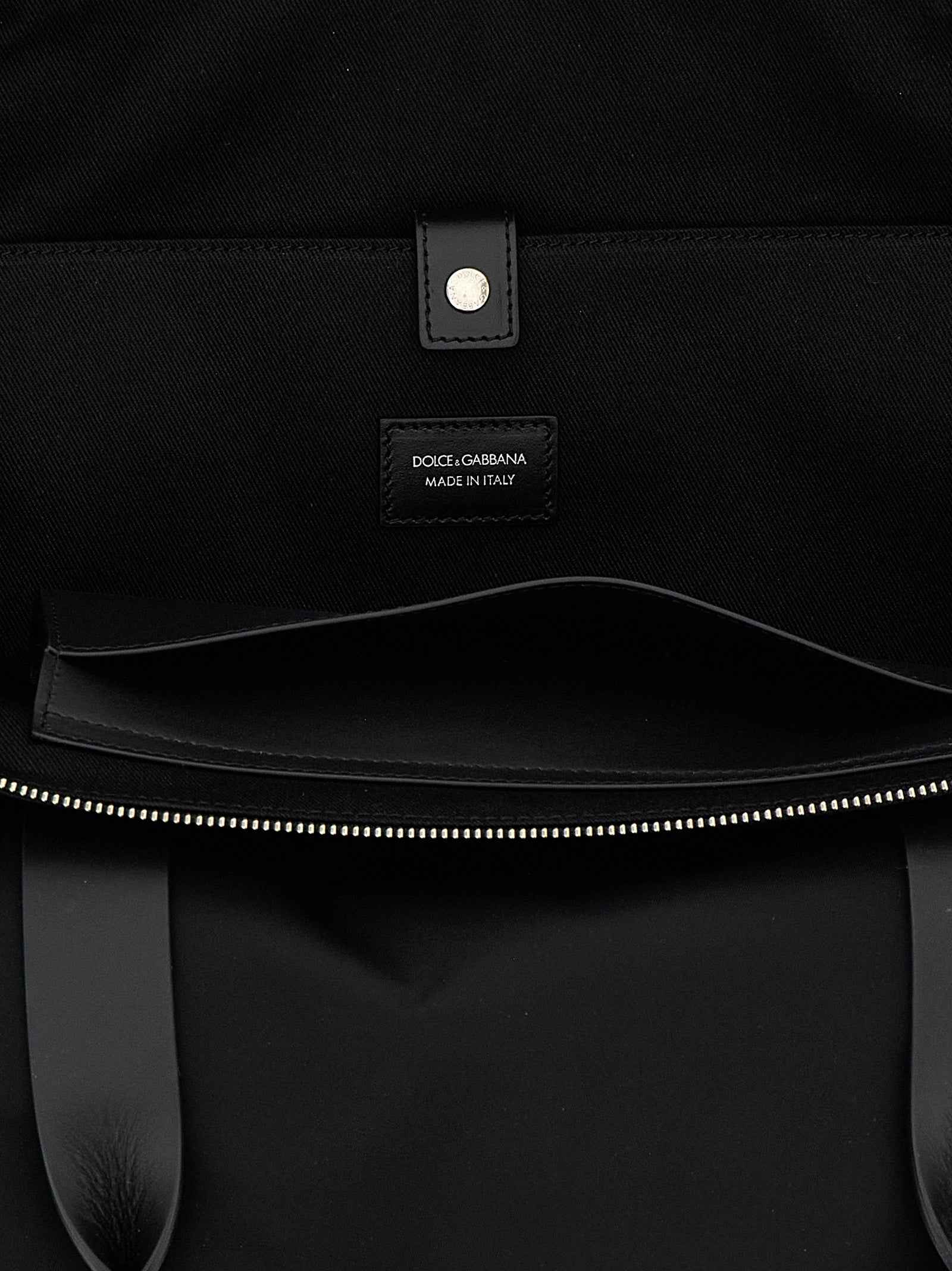 Dolce & Gabbana Black Polyamide Tote Bag