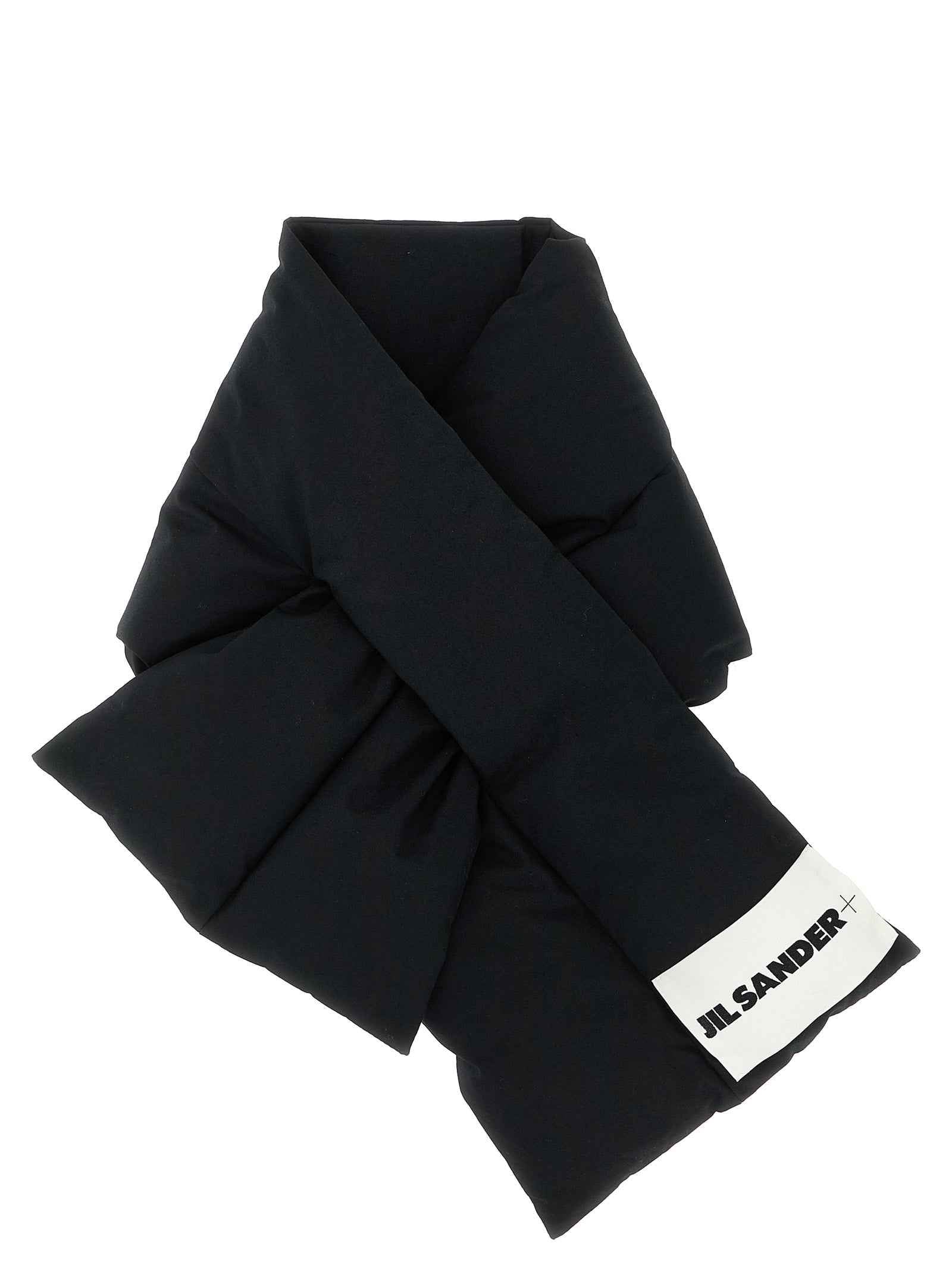 Jil Sander Black Cotton Foulard