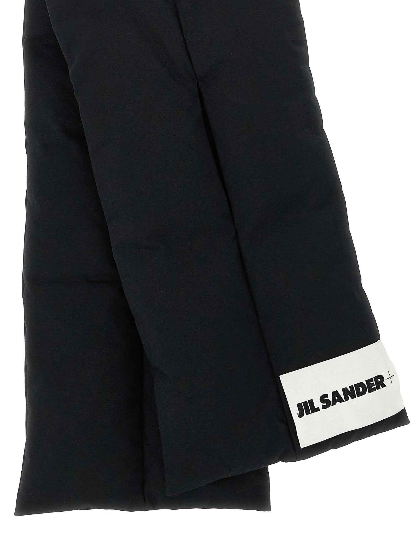 Jil Sander Black Cotton Foulard