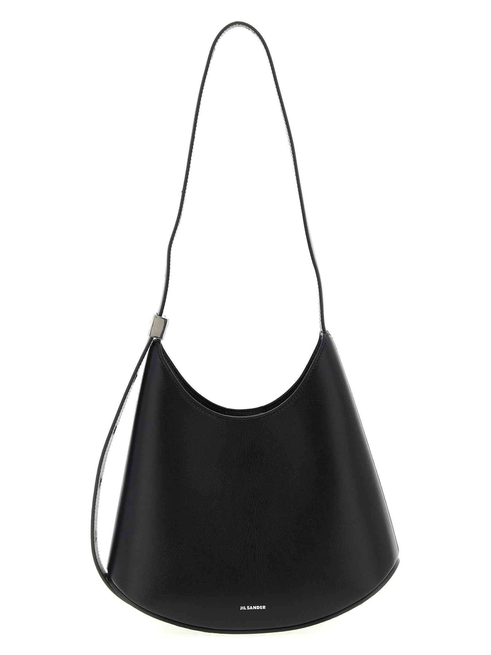 Jil Sander Black Bovine Leather Shoulder Bag