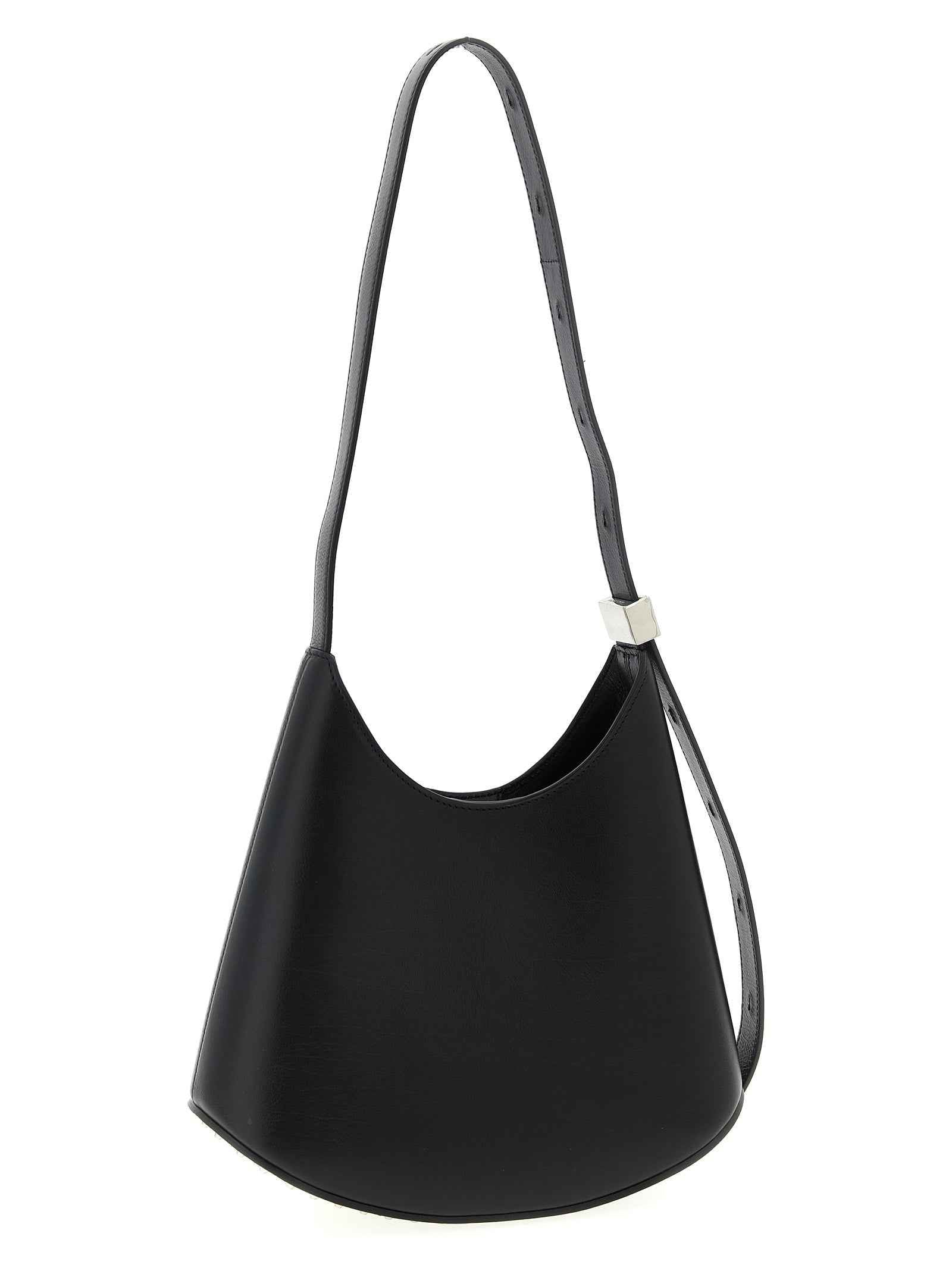 Jil Sander Black Bovine Leather Shoulder Bag