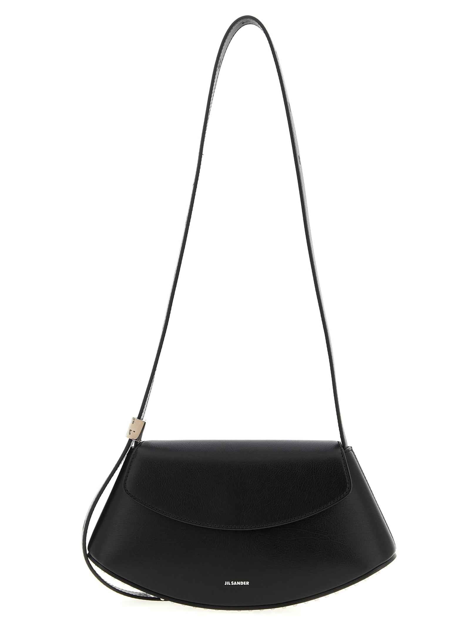 Jil Sander Black Bovine Leather Crossbody Bag