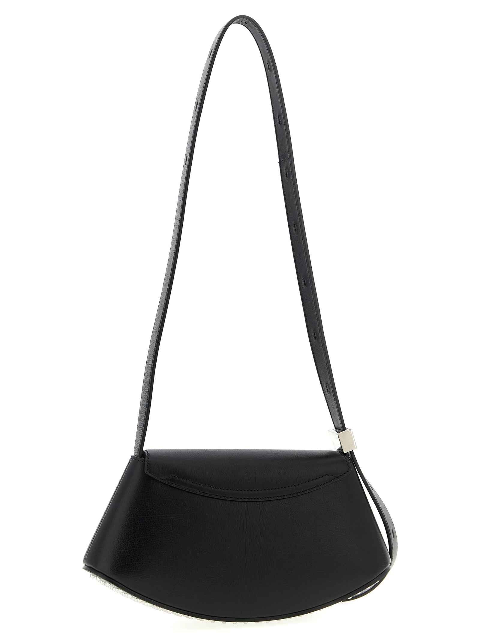 Jil Sander Black Bovine Leather Crossbody Bag