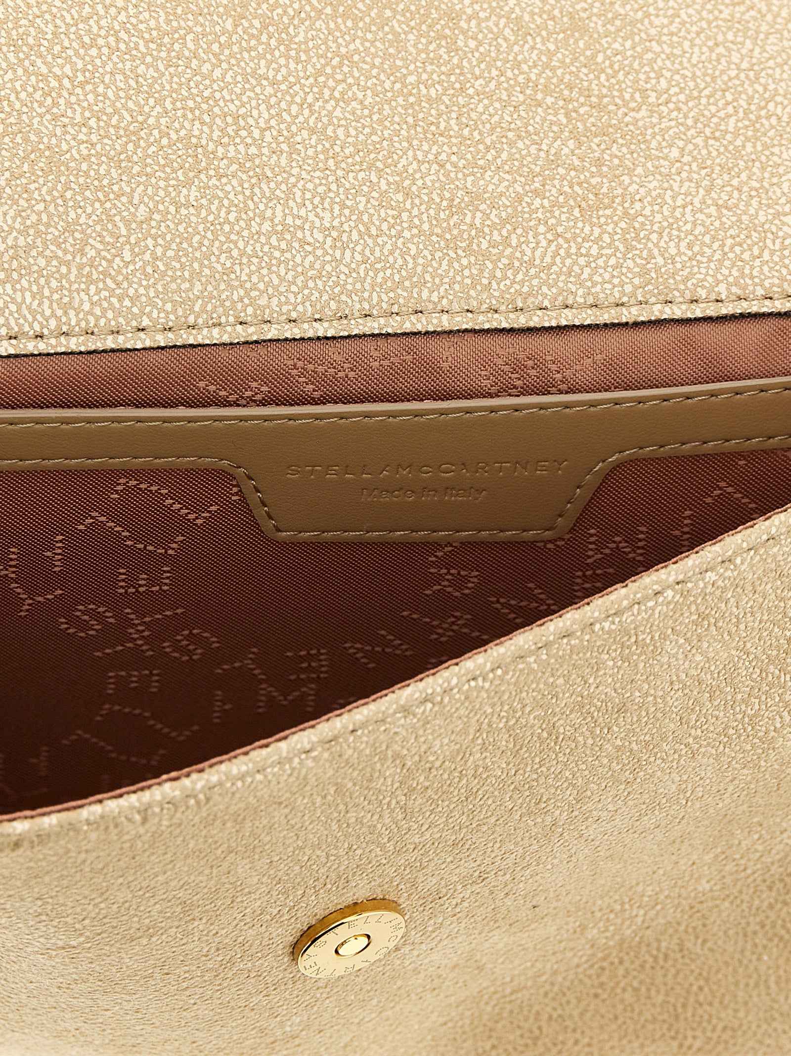 Stella McCartney Gold Polyester Cardholder