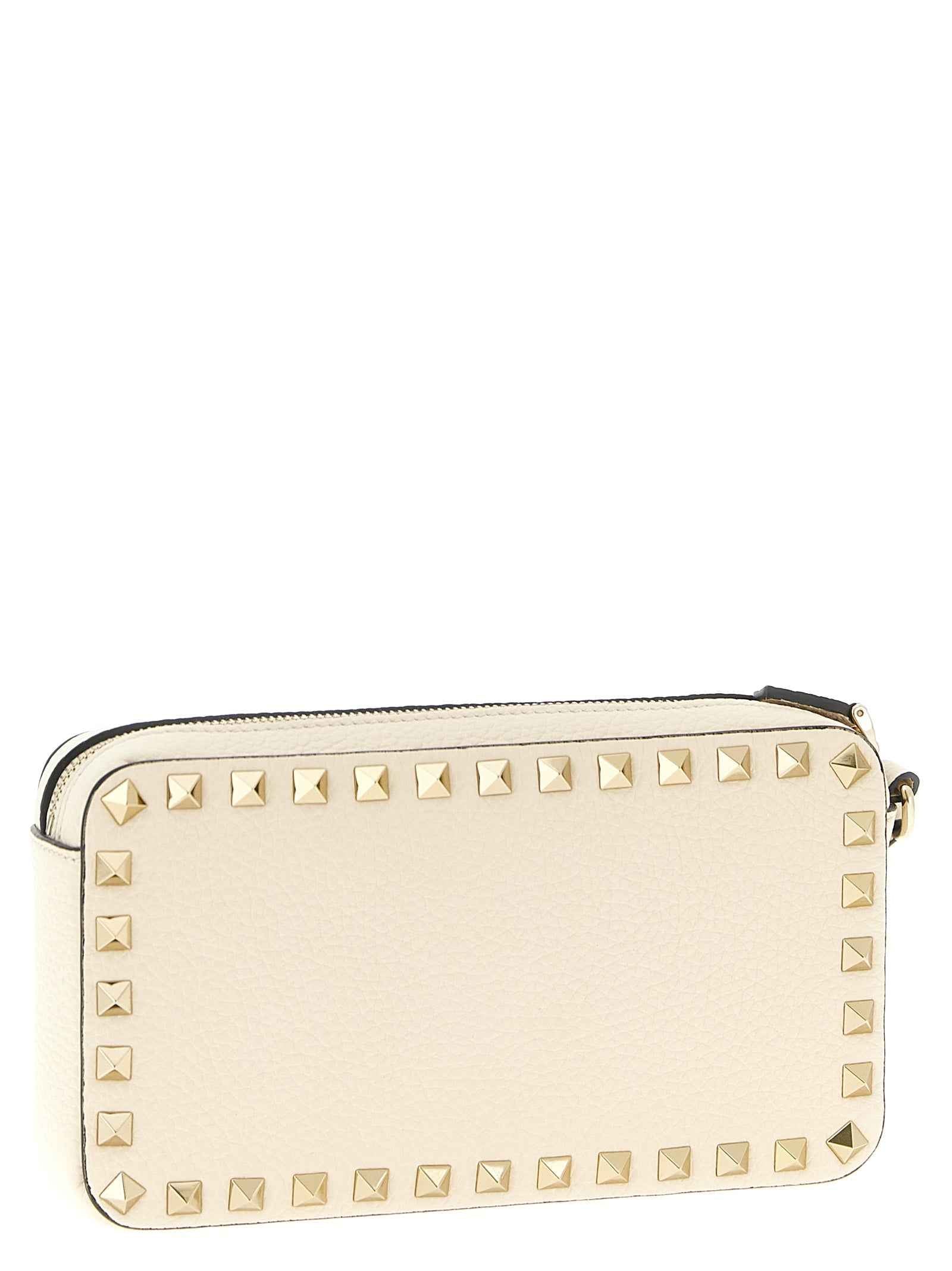 Valentino Garavani White Calfskin Clutch Bag