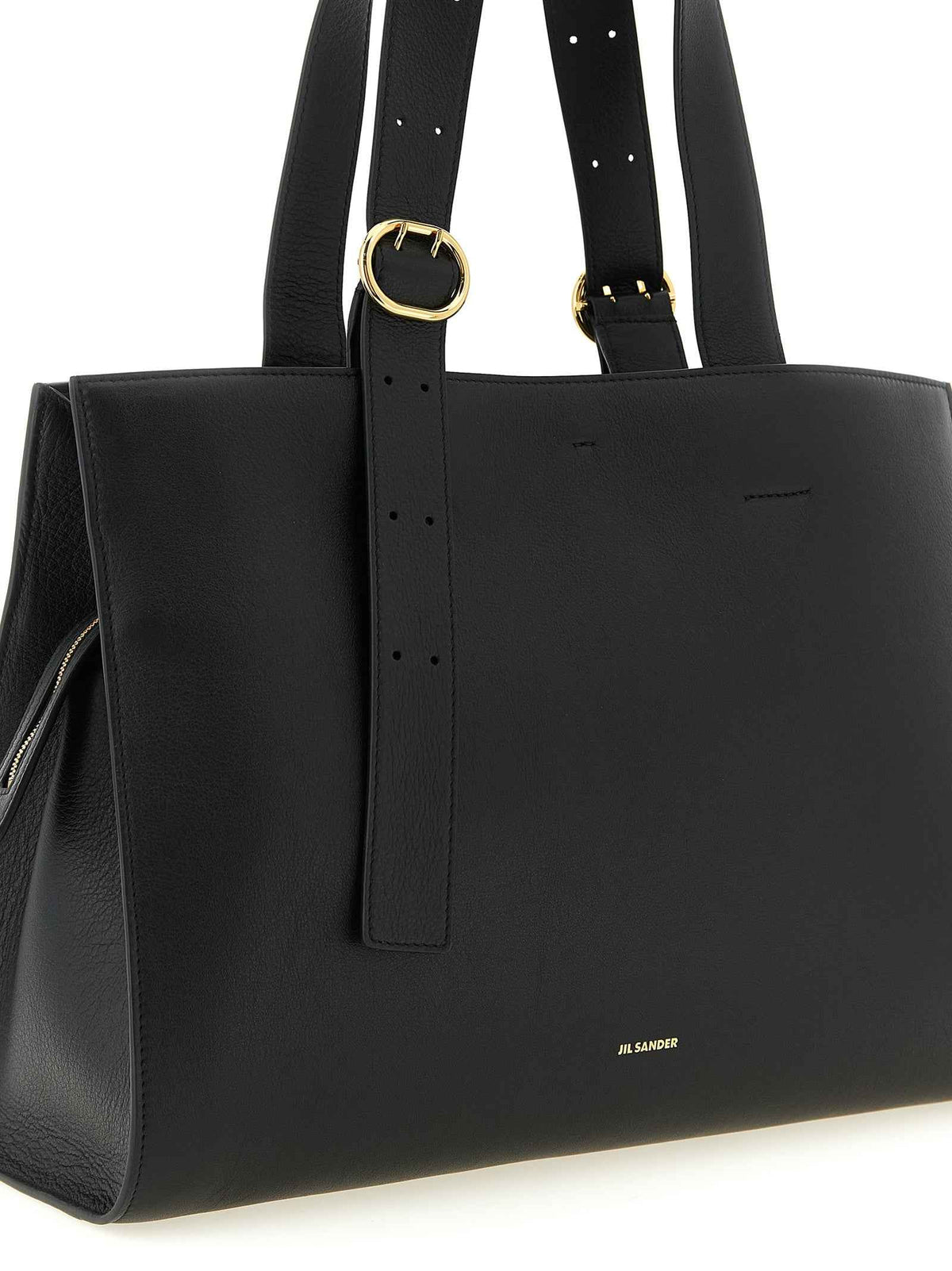 Jil Sander Black Calfskin Tote Bag