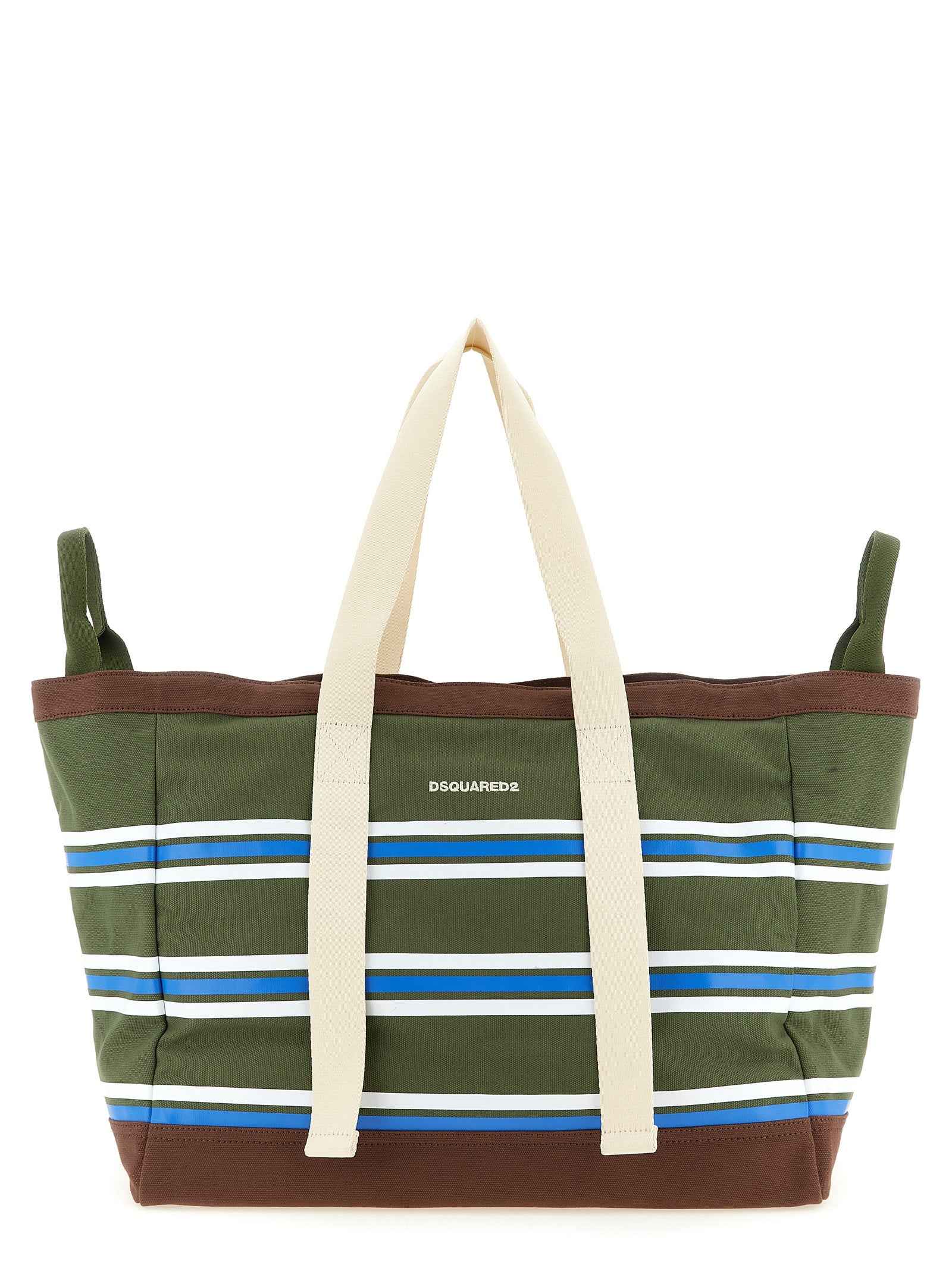 Dsquared² Multicolor Cotton Tote Bag