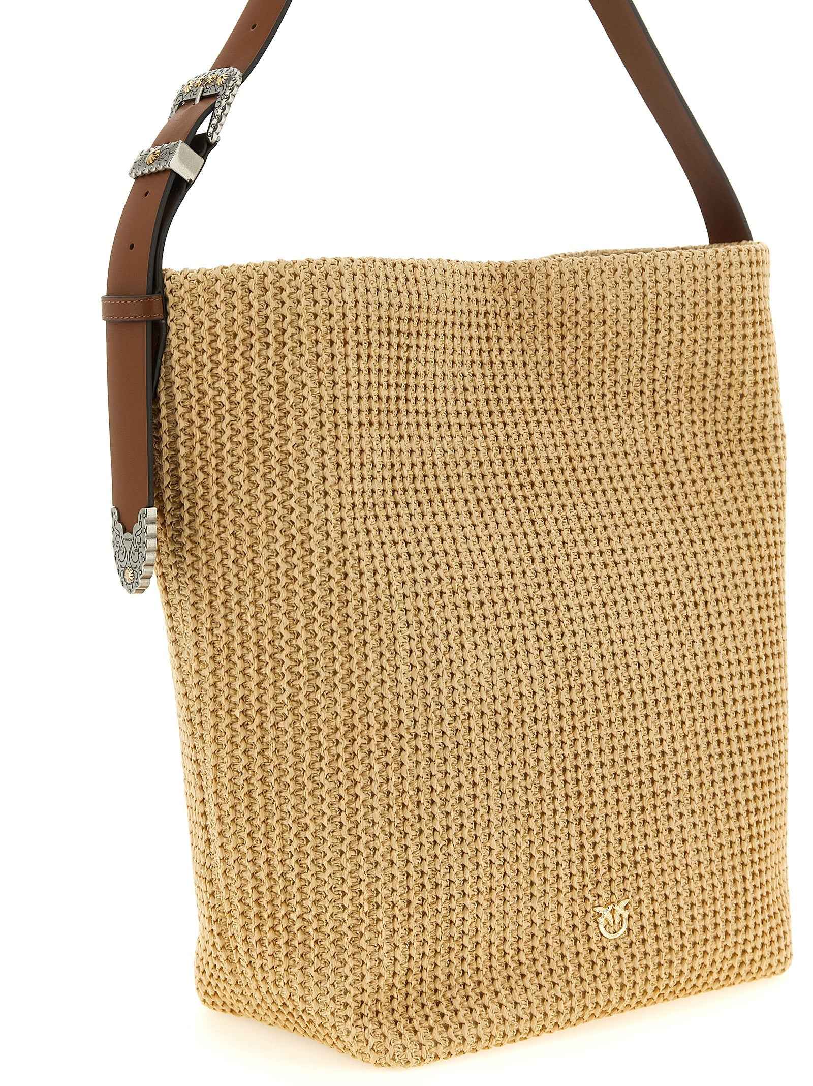 PINKO Multicolor Cowhide Shoulder Bag