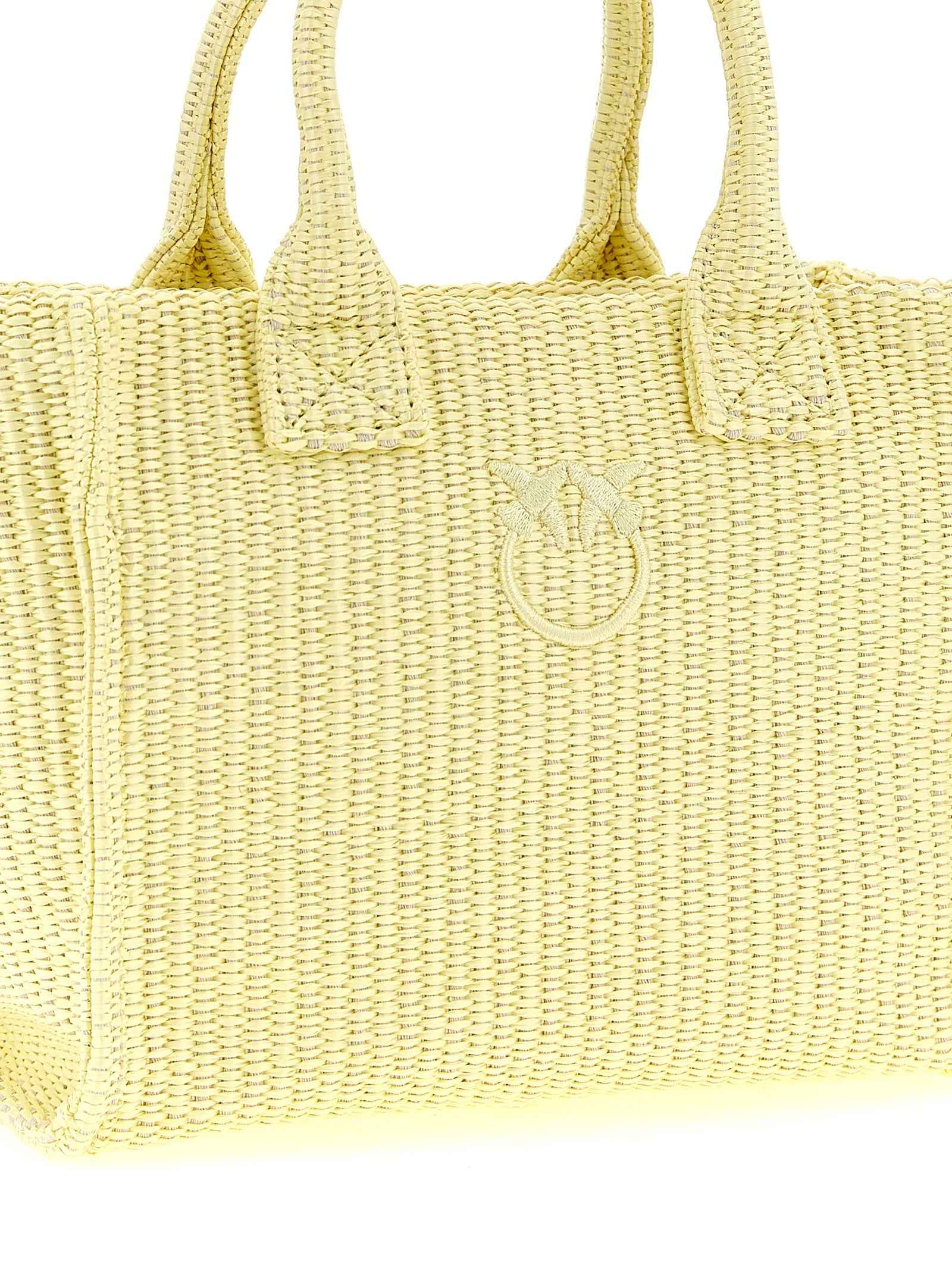 PINKO Bicolor Polypropylene Tote Bag