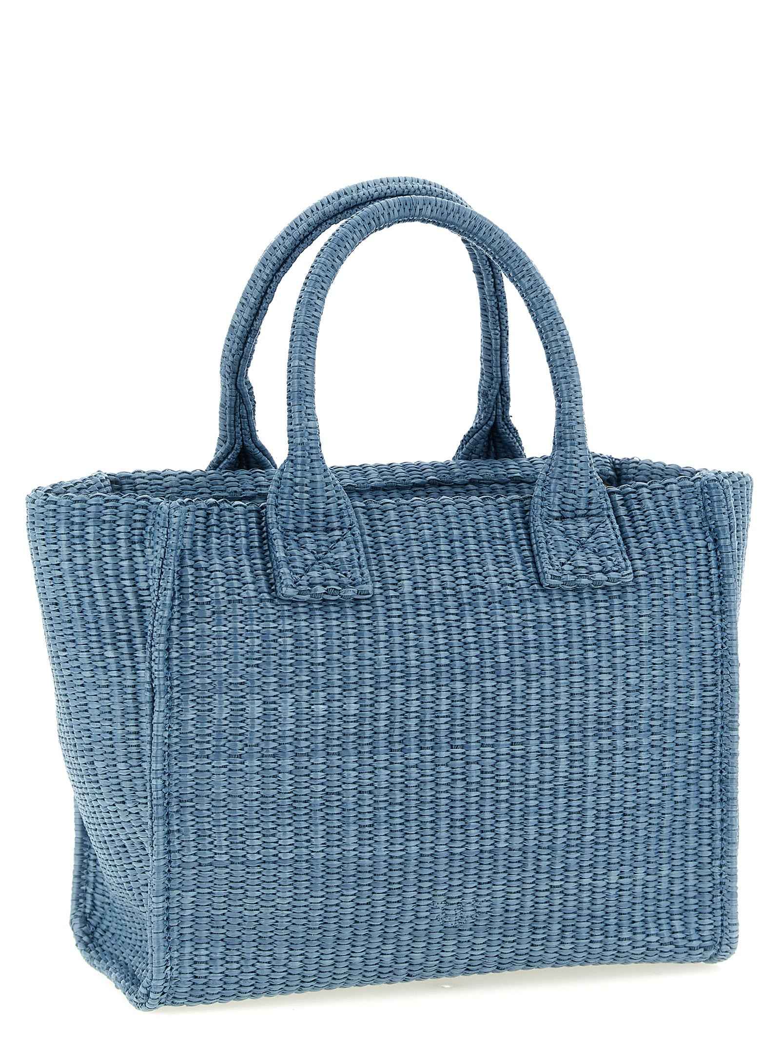 PINKO Blue Polypropylene Tote Bag