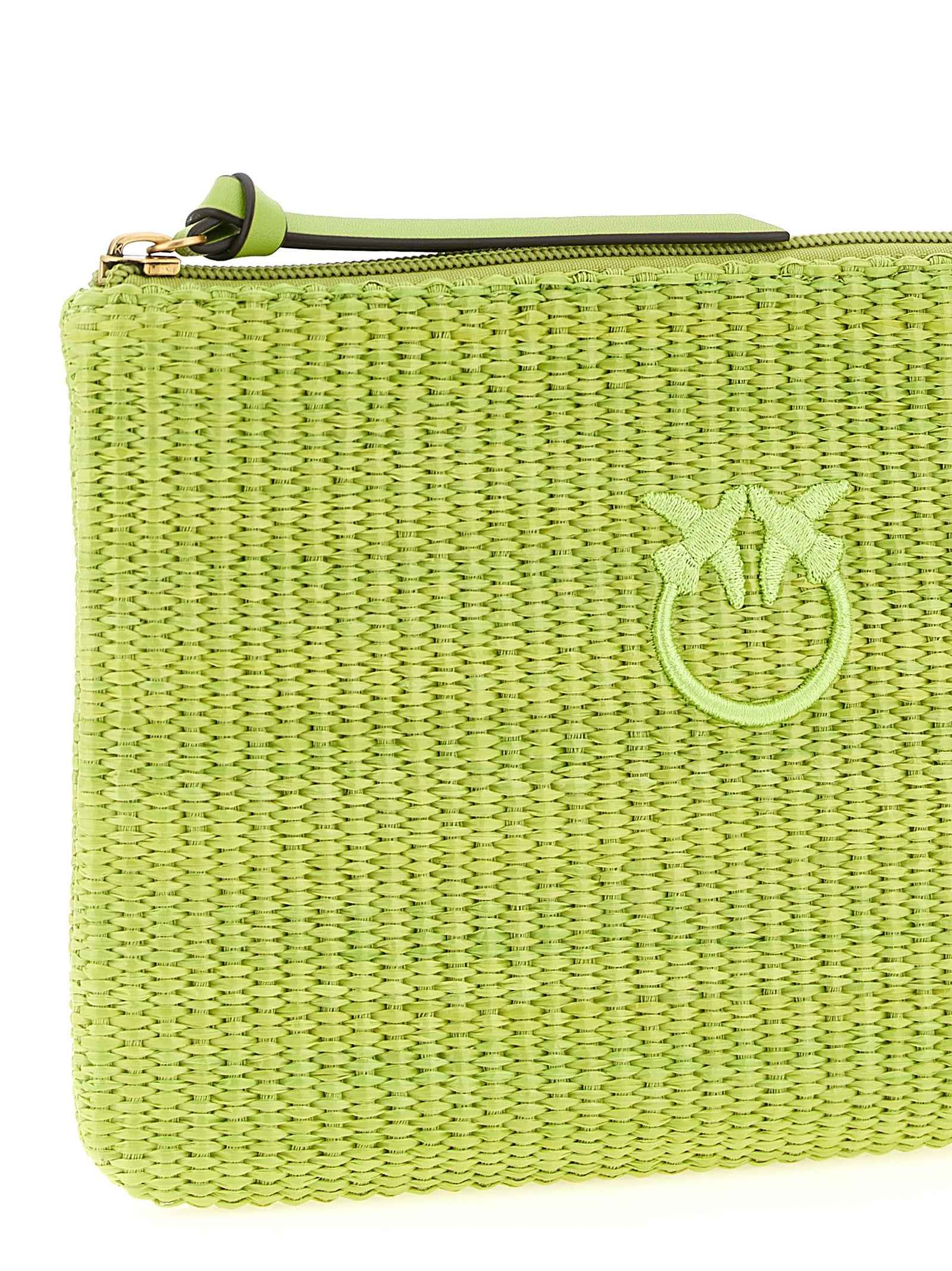PINKO Bicolor Polypropylene Clutch Bag