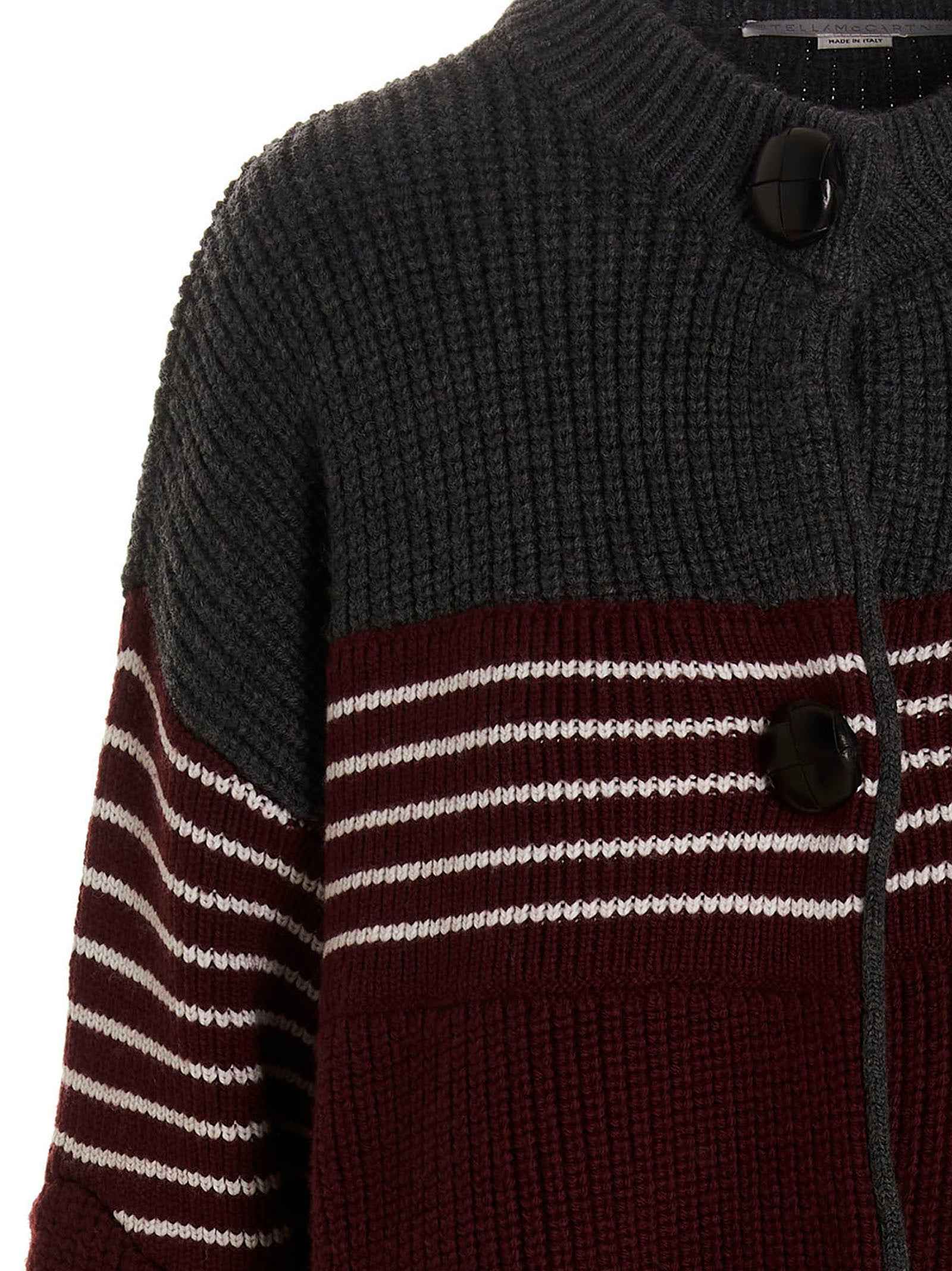 Stella McCartney Multicolor Virgin Wool Coat