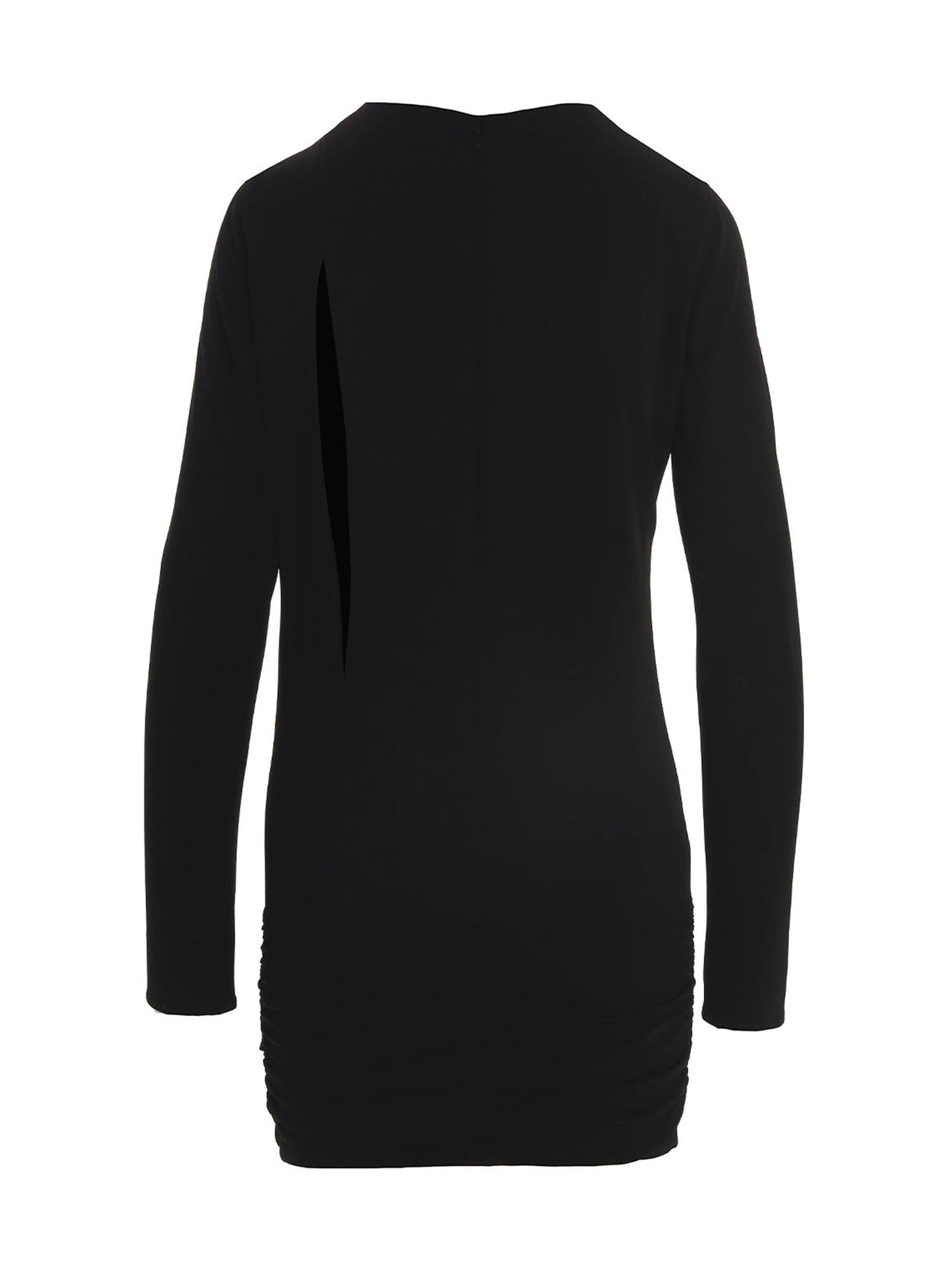 Versace Black Viscose Short Dress