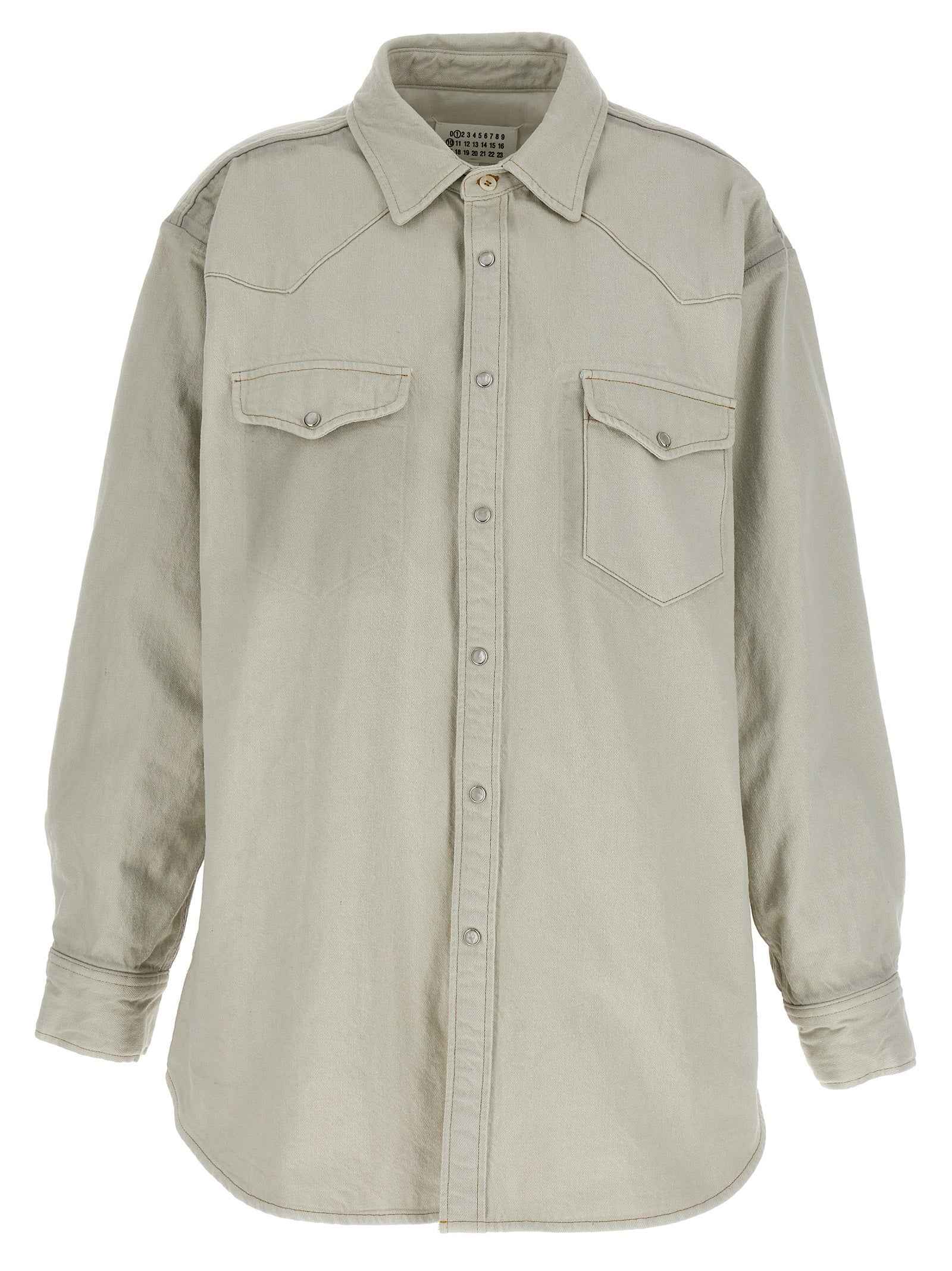 Maison Margiela White Cotton Denim Jacket