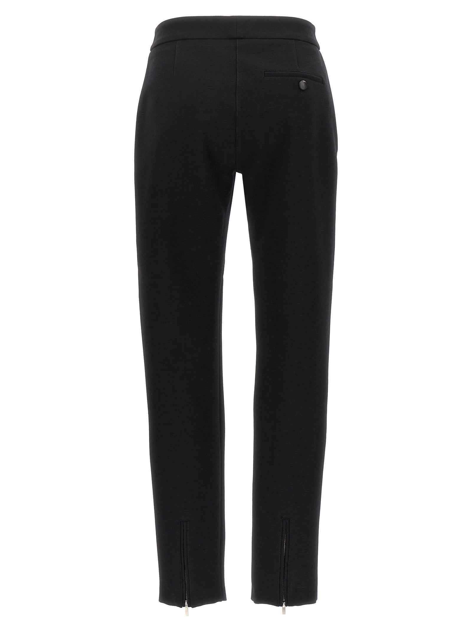 Ferragamo Black Elastane Skinny Pants