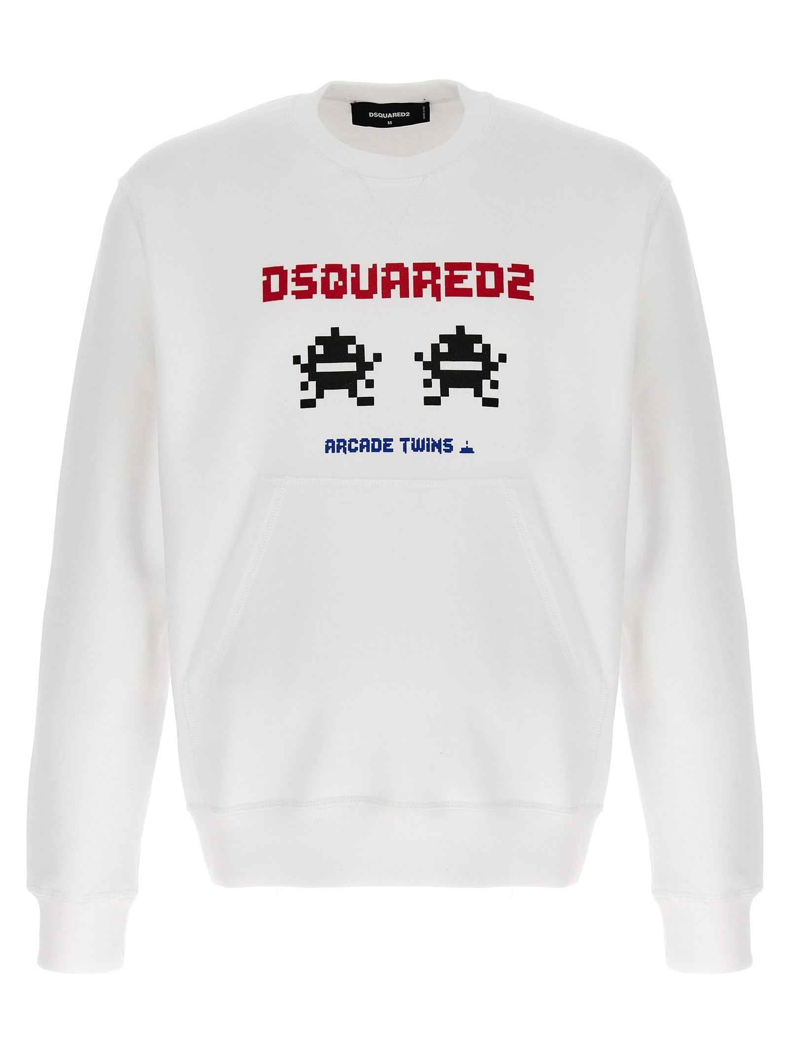 Dsquared² White Cotton Sweatshirt