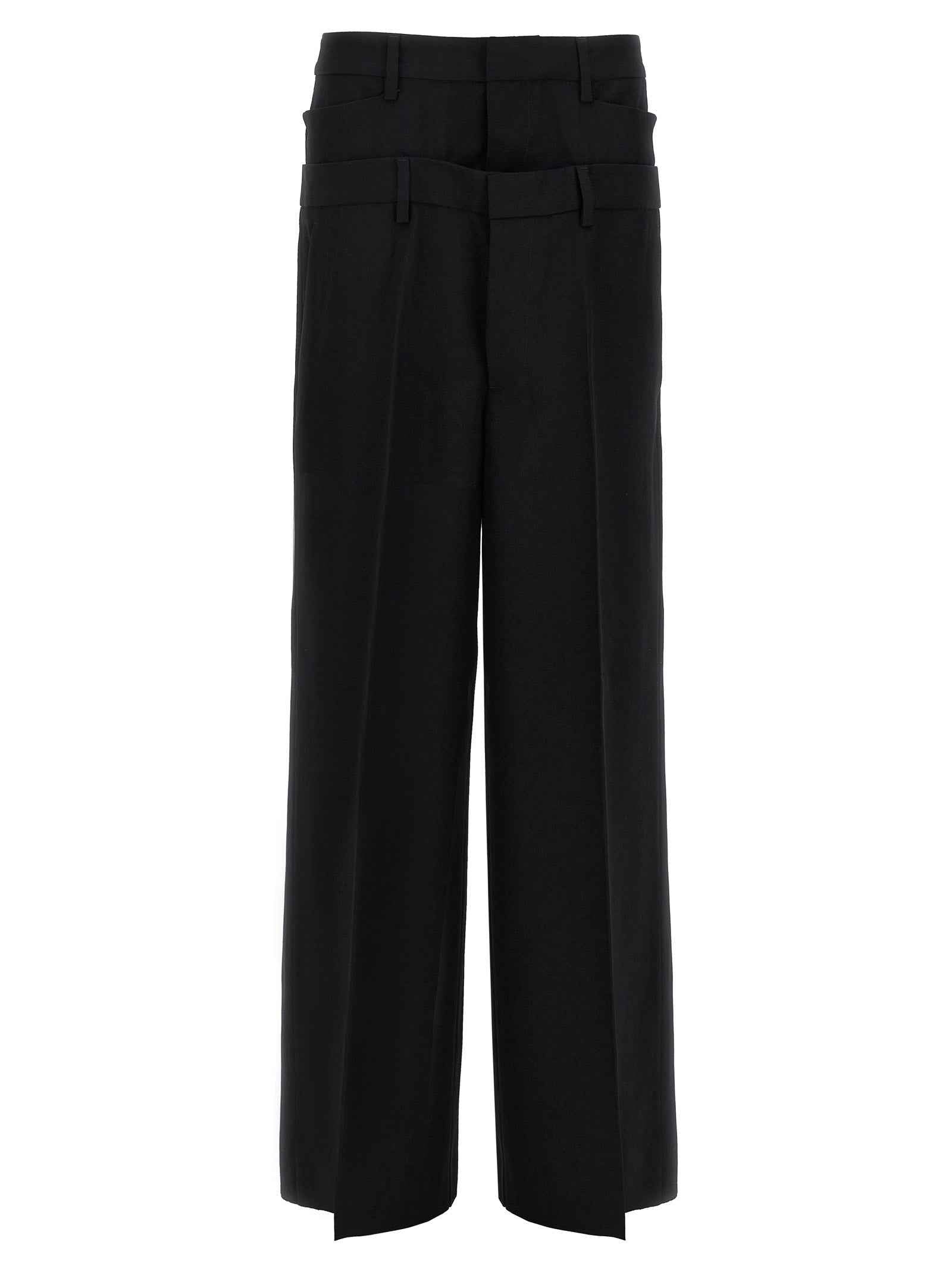Dsquared² Black Virgin Wool Dress Pants