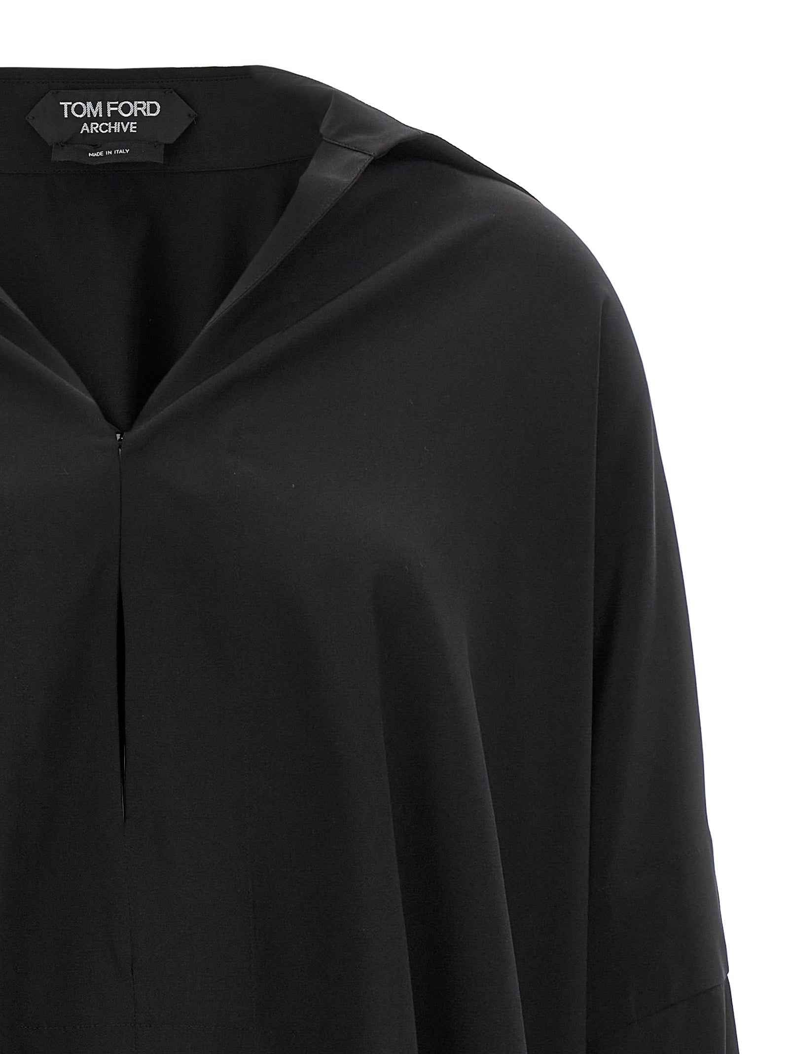 Tom Ford Black Silk Blouse
