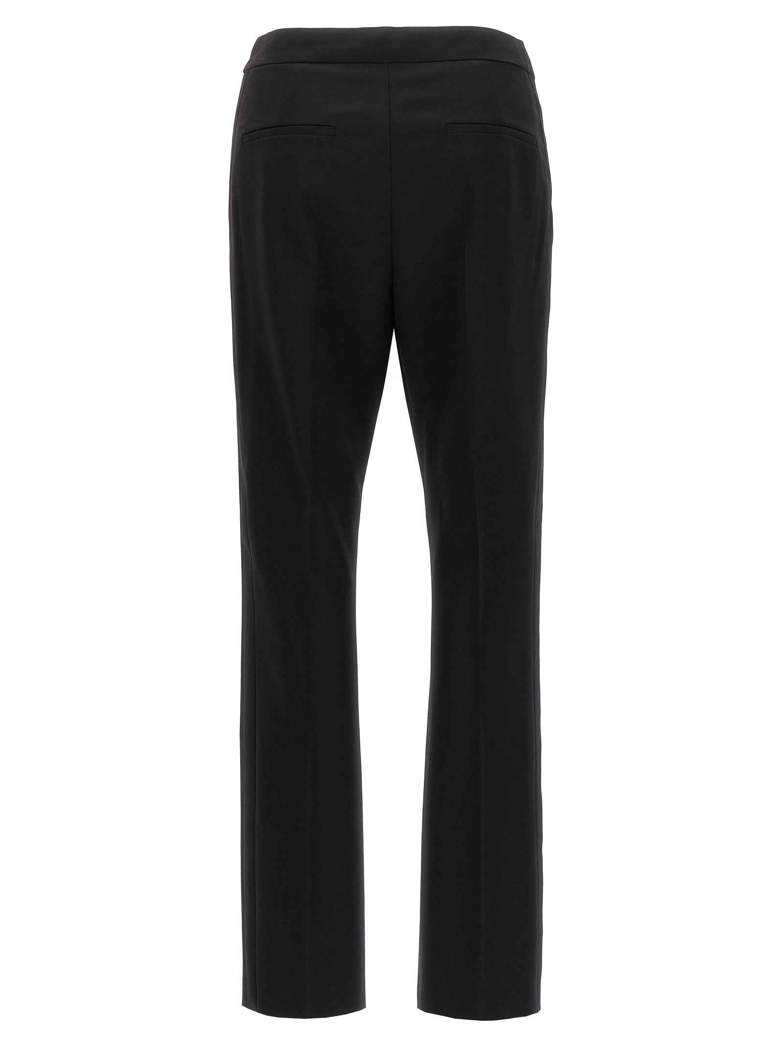 Max Mara Black Virgin Wool Dress Pants