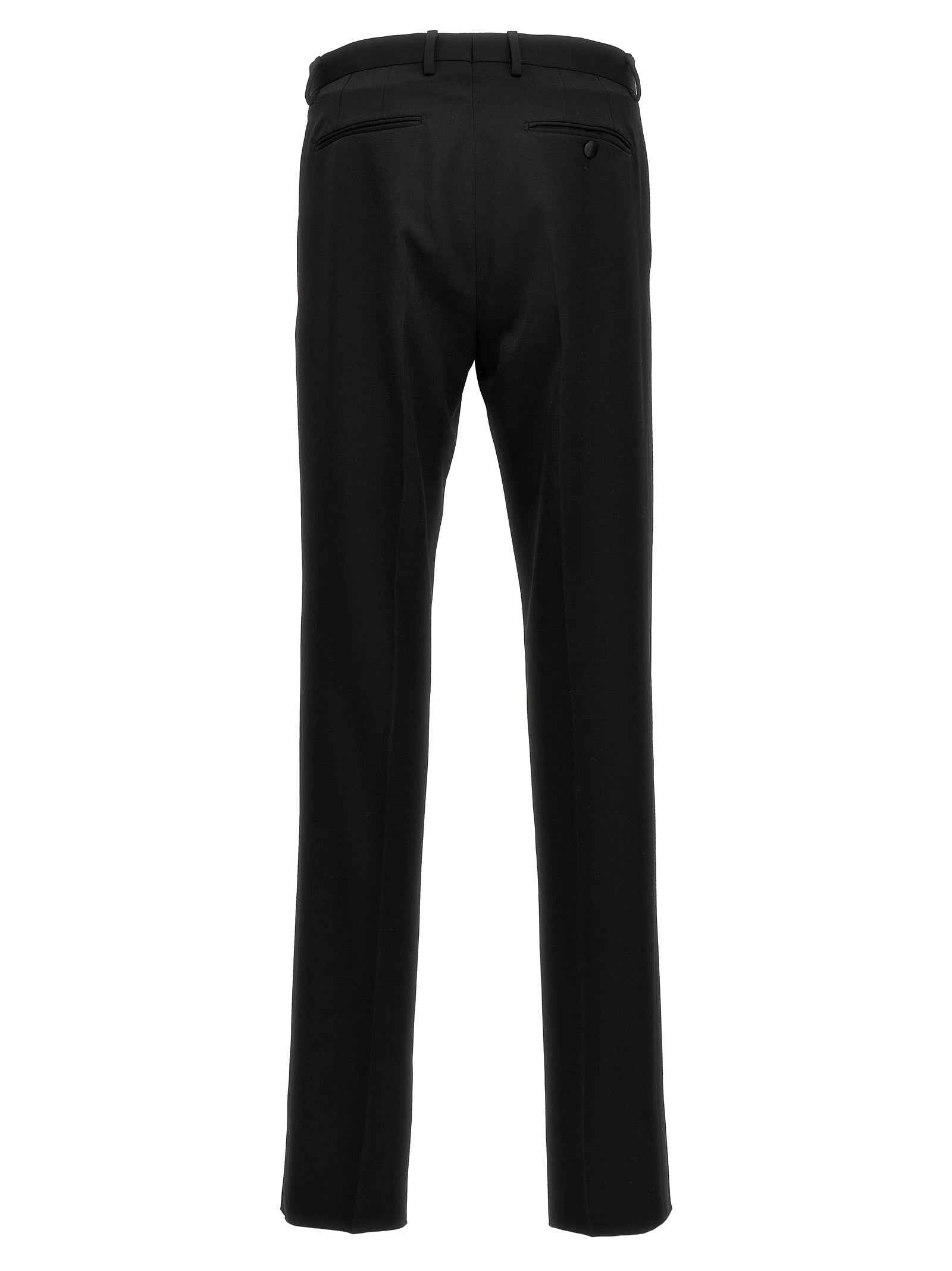 Lanvin Black Wool Dress Pants