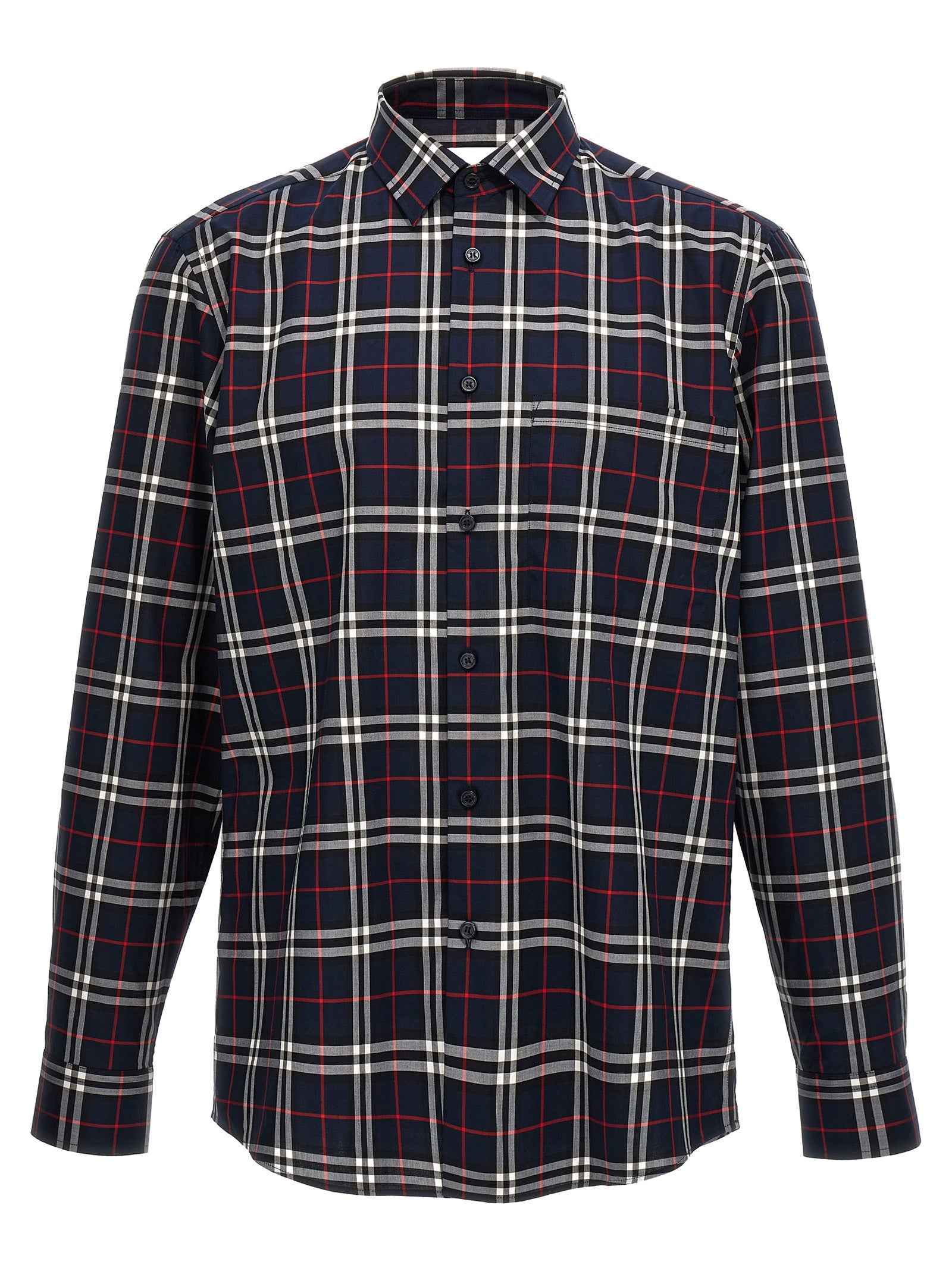 Burberry Blue Cotton Blouse