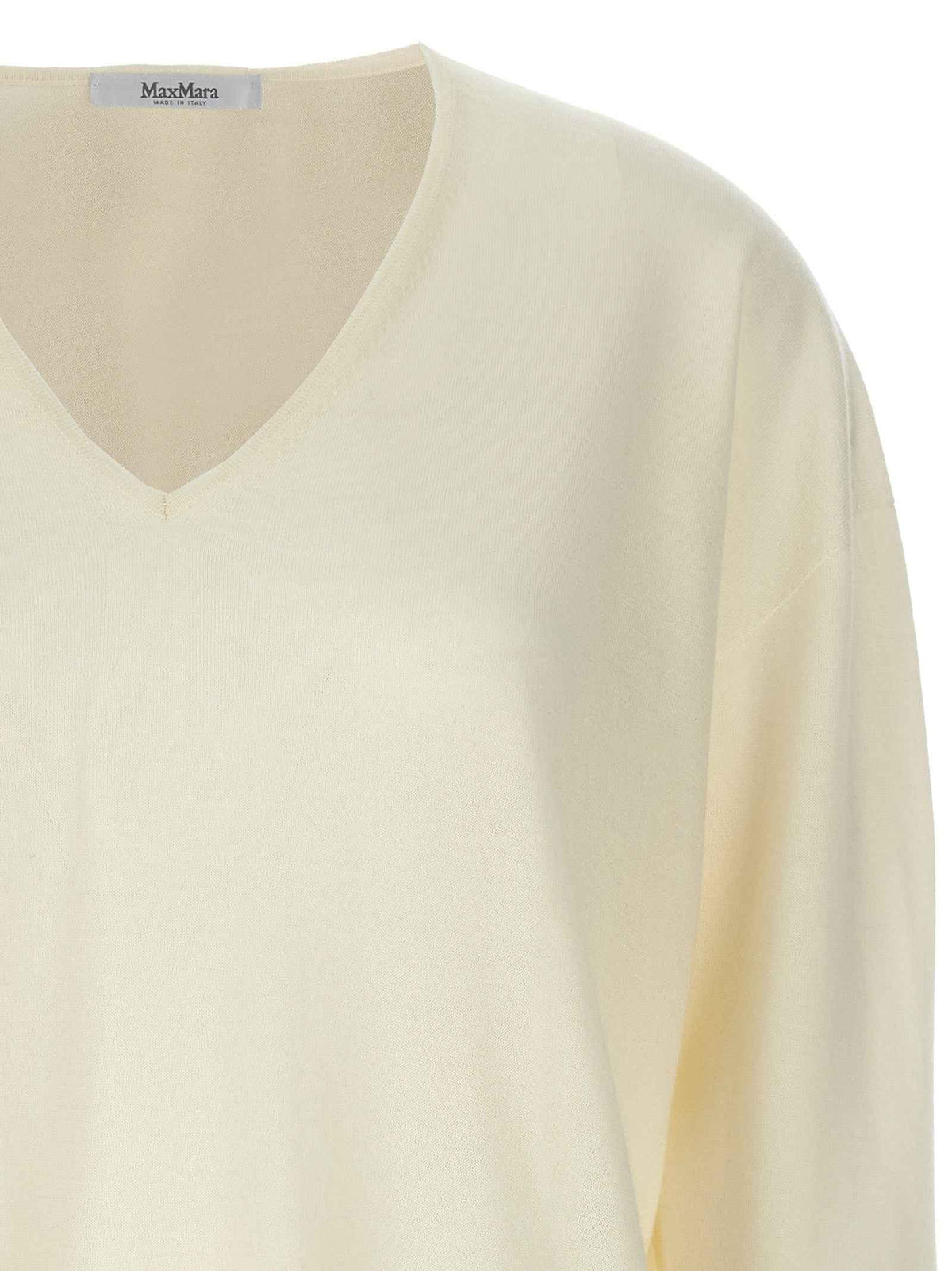 Max Mara White Cashmere Cardigan