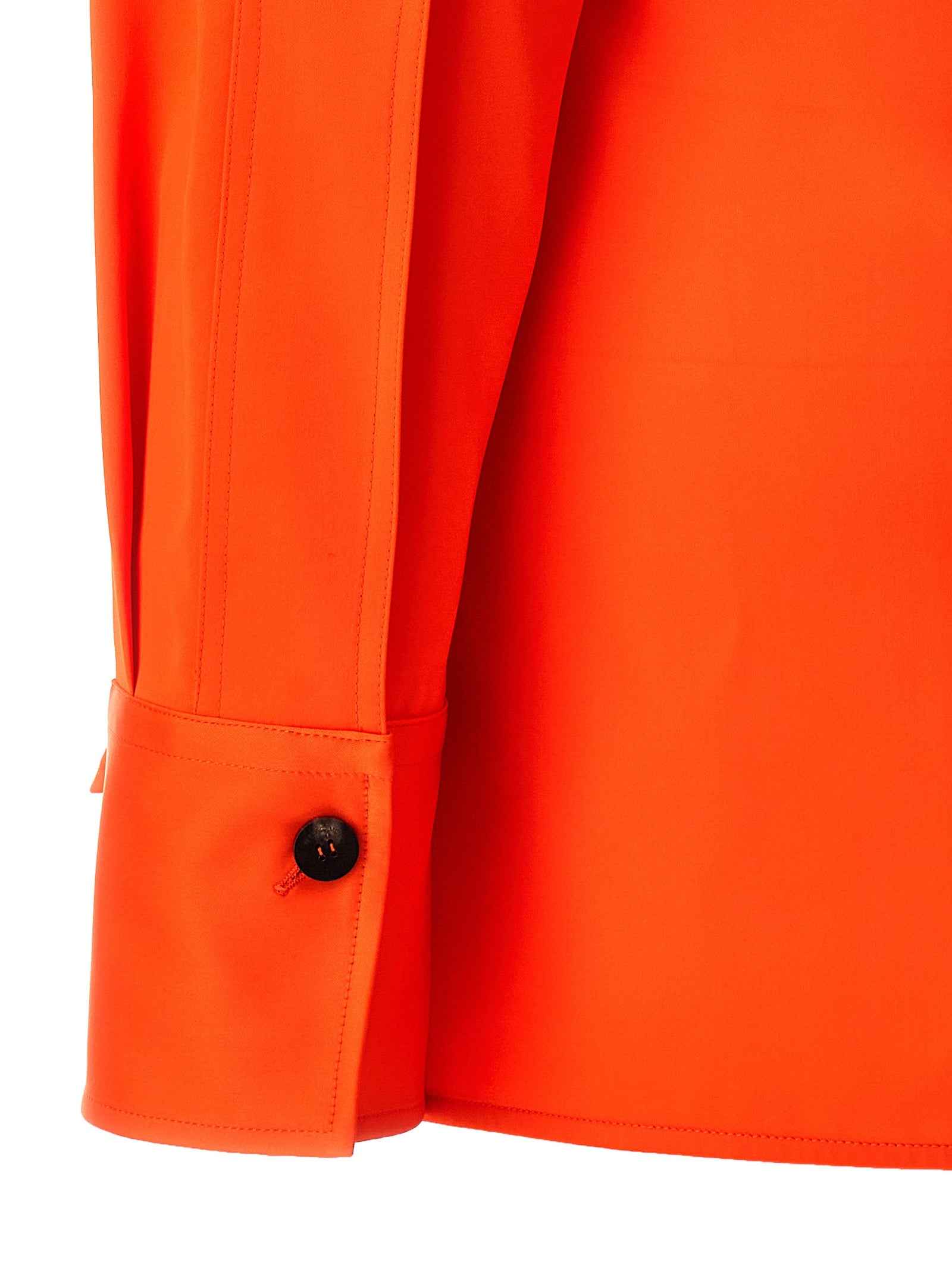 Ferragamo Orange Viscose Blouse