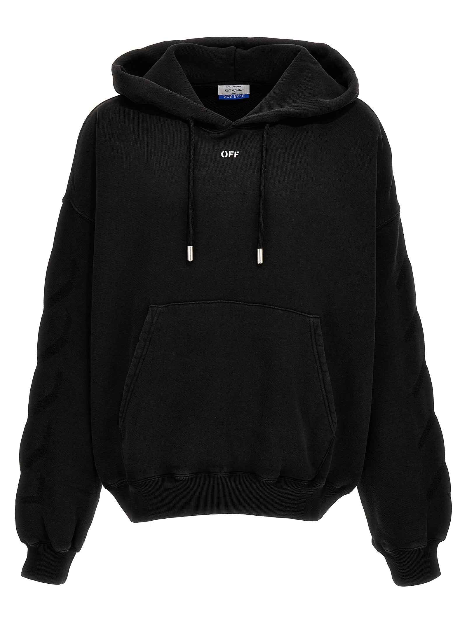 Off-White Gray Cotton Sweatshirt