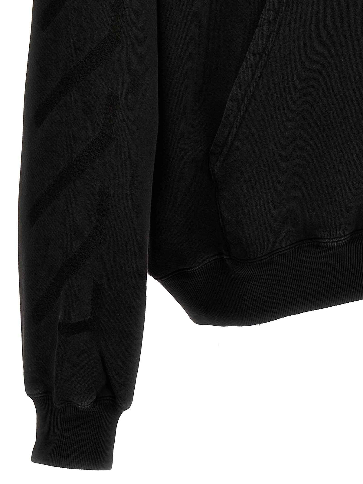 Off-White Gray Cotton Sweatshirt