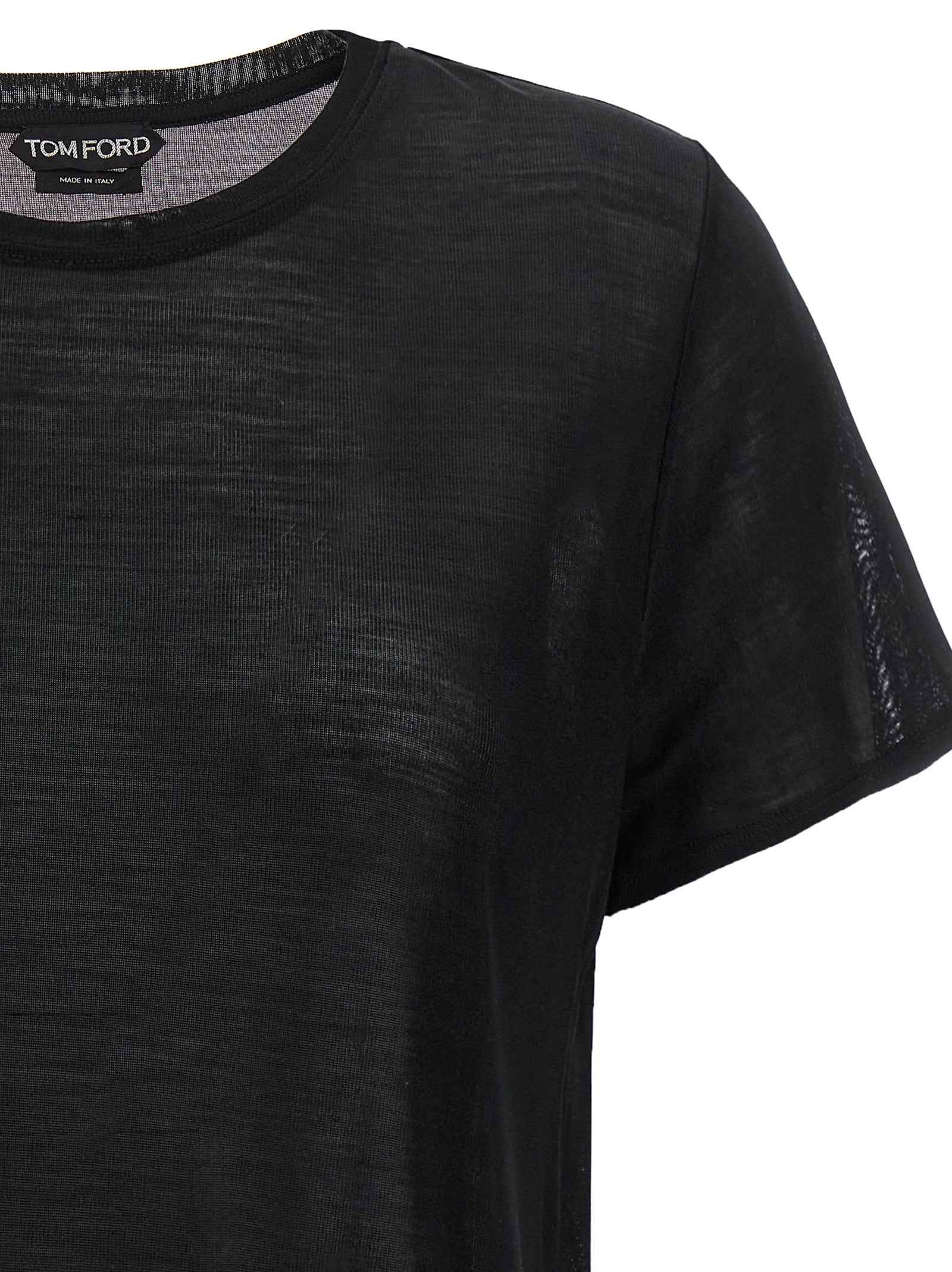 Tom Ford Black Silk T-Shirt