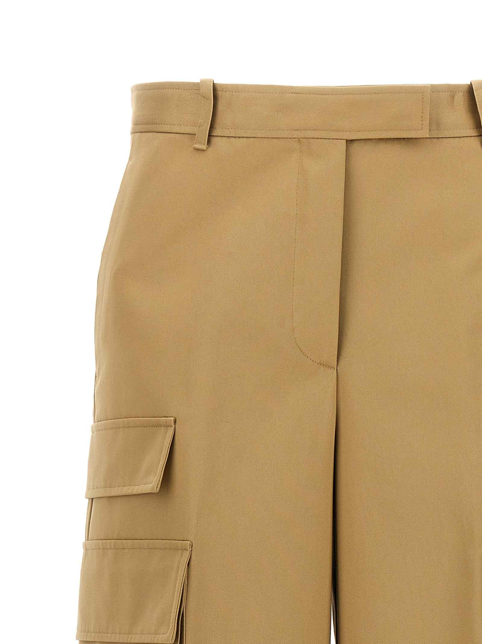 Versace Beige Cotton Cargo Pants