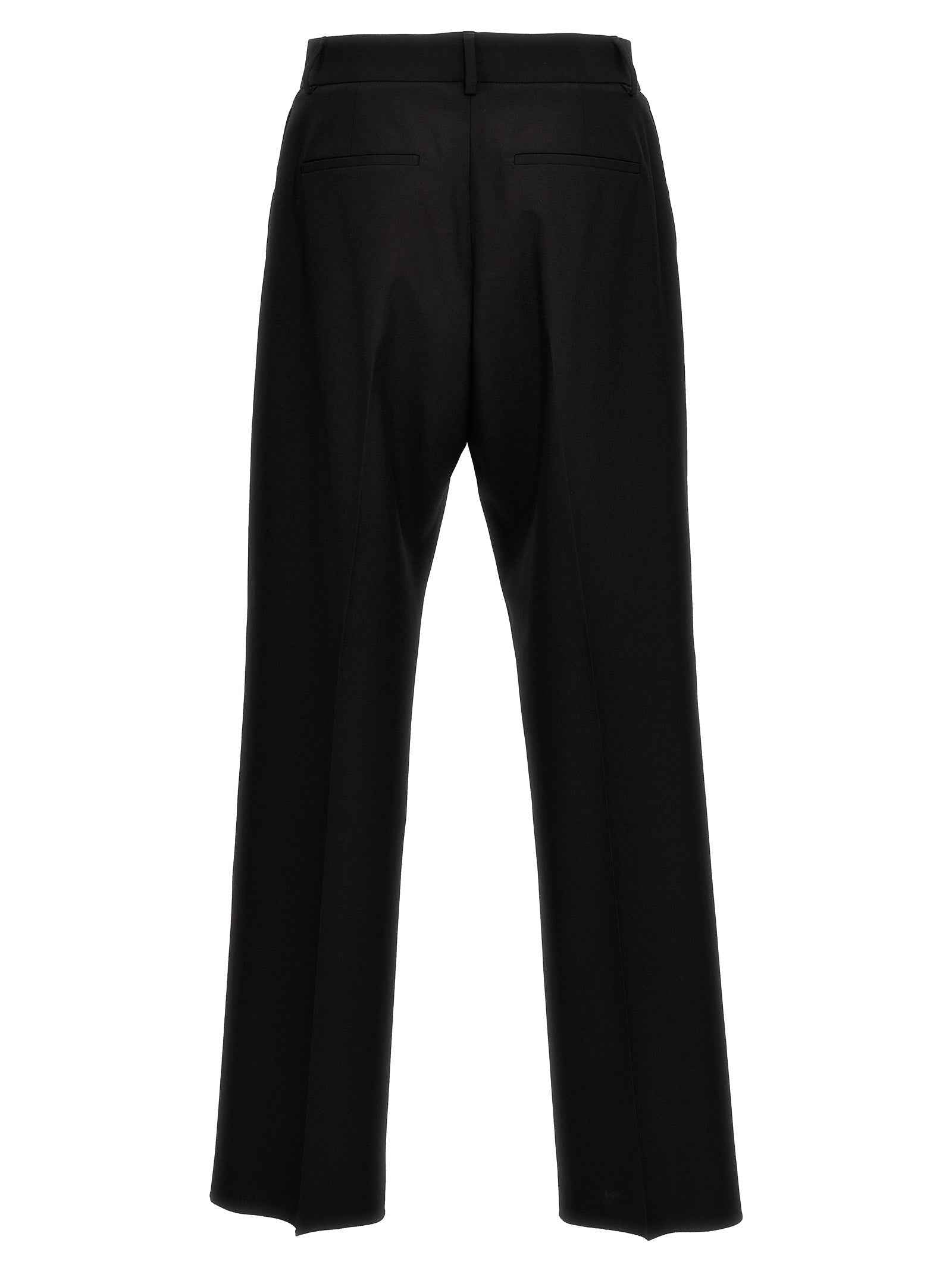 Valentino Garavani Black Virgin Wool Dress Pants