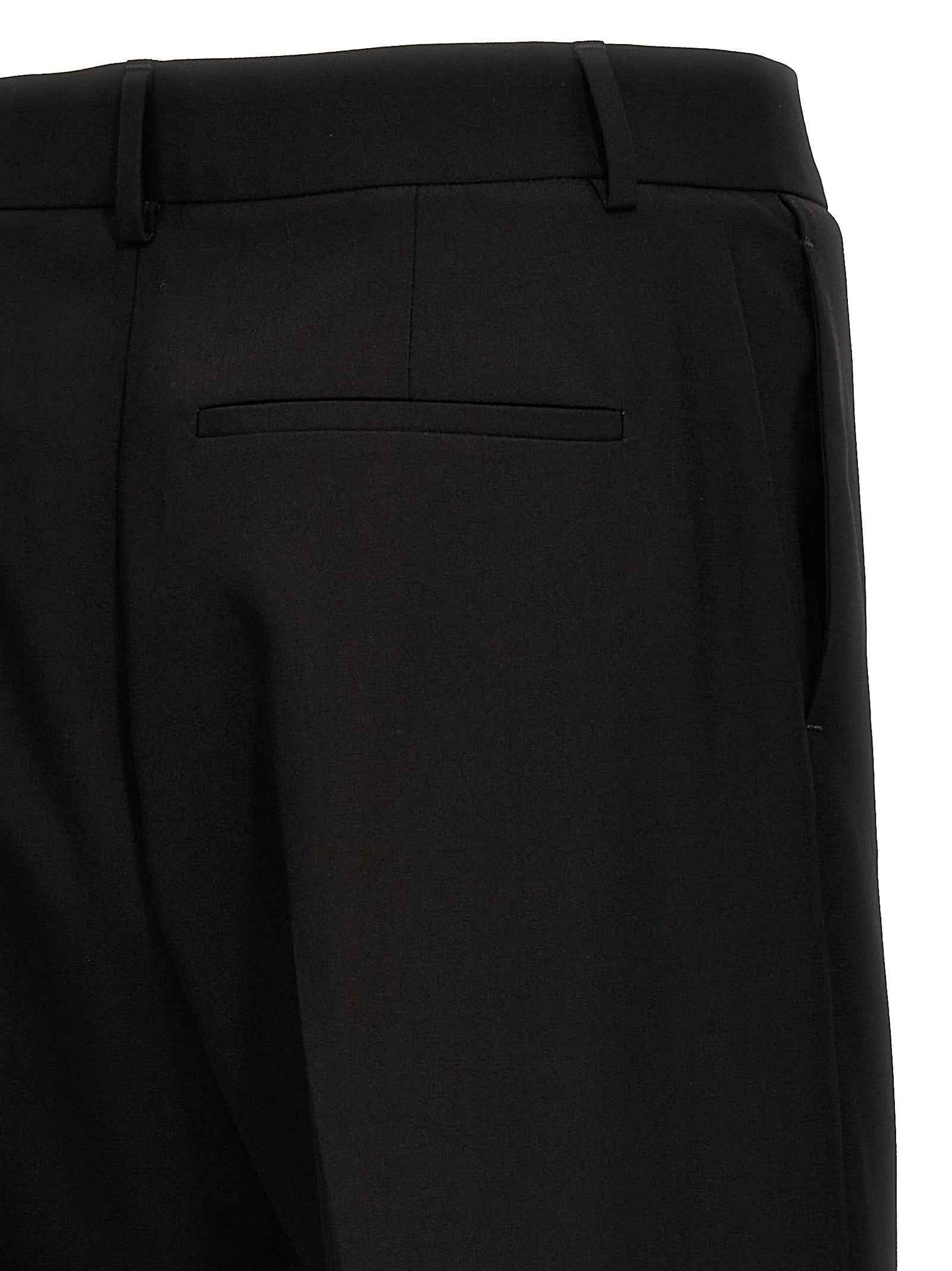 Valentino Garavani Black Virgin Wool Dress Pants