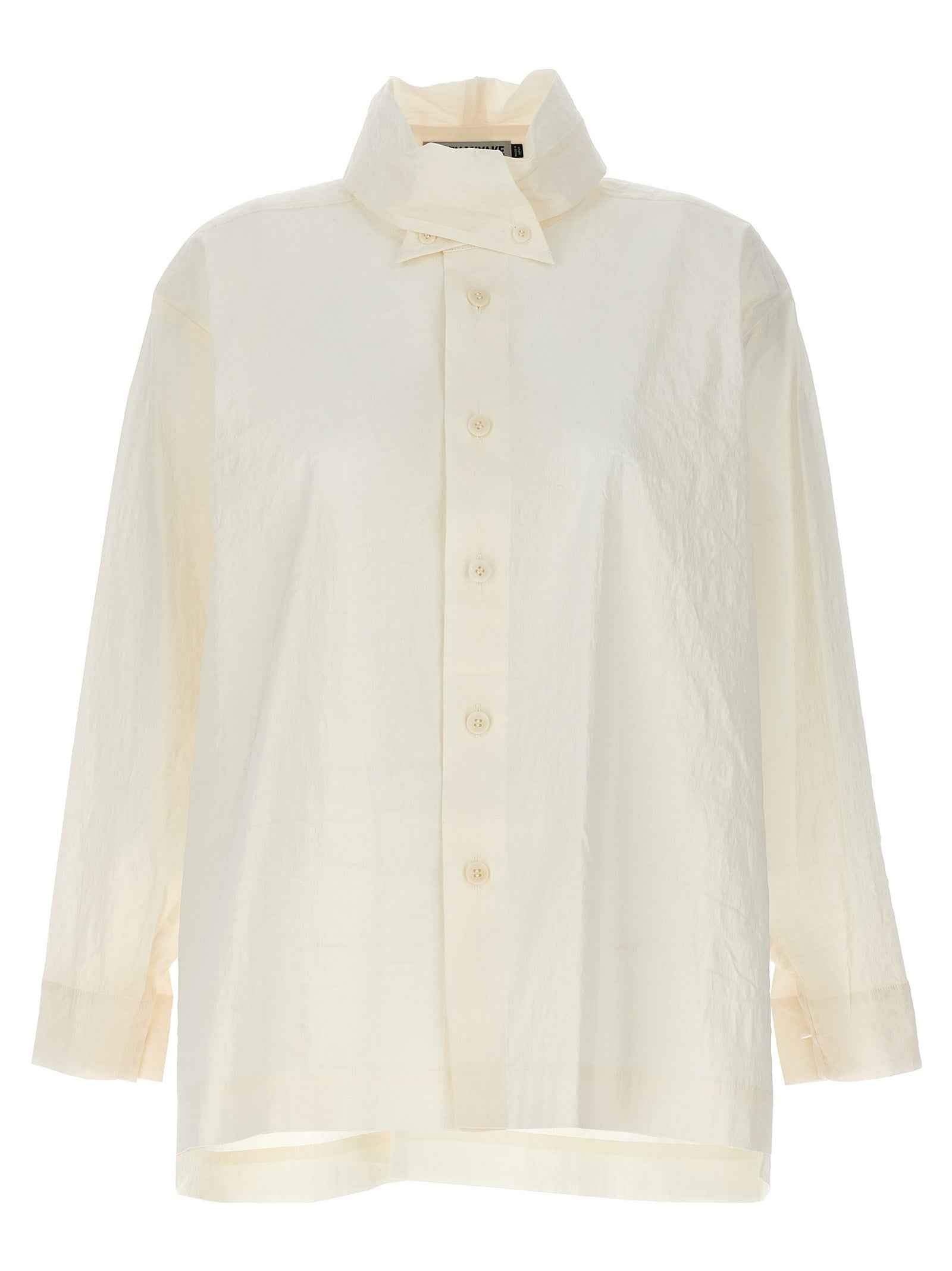 Issey Miyake White Fibers Blouse