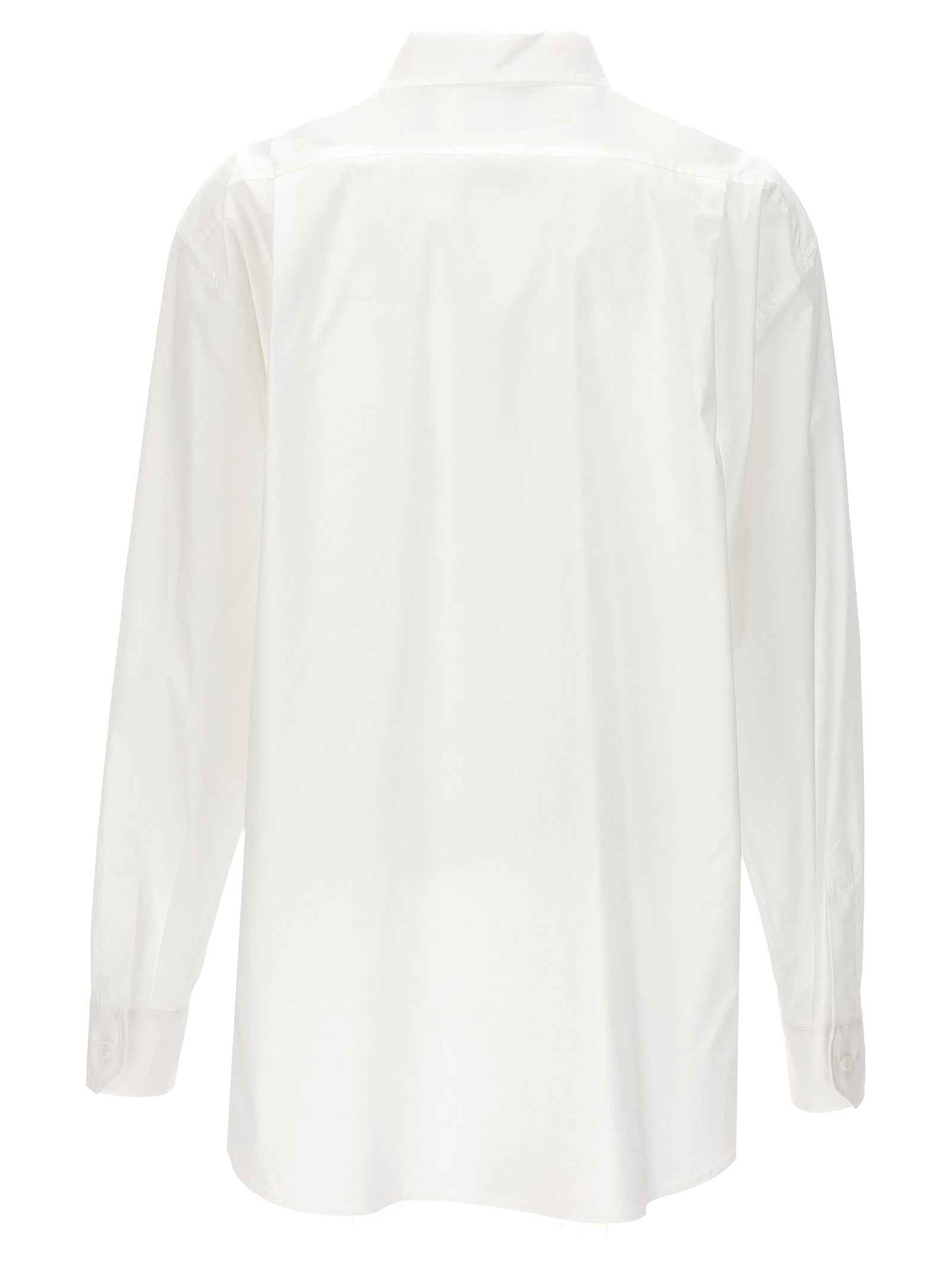 Moschino White Cotton Blouse