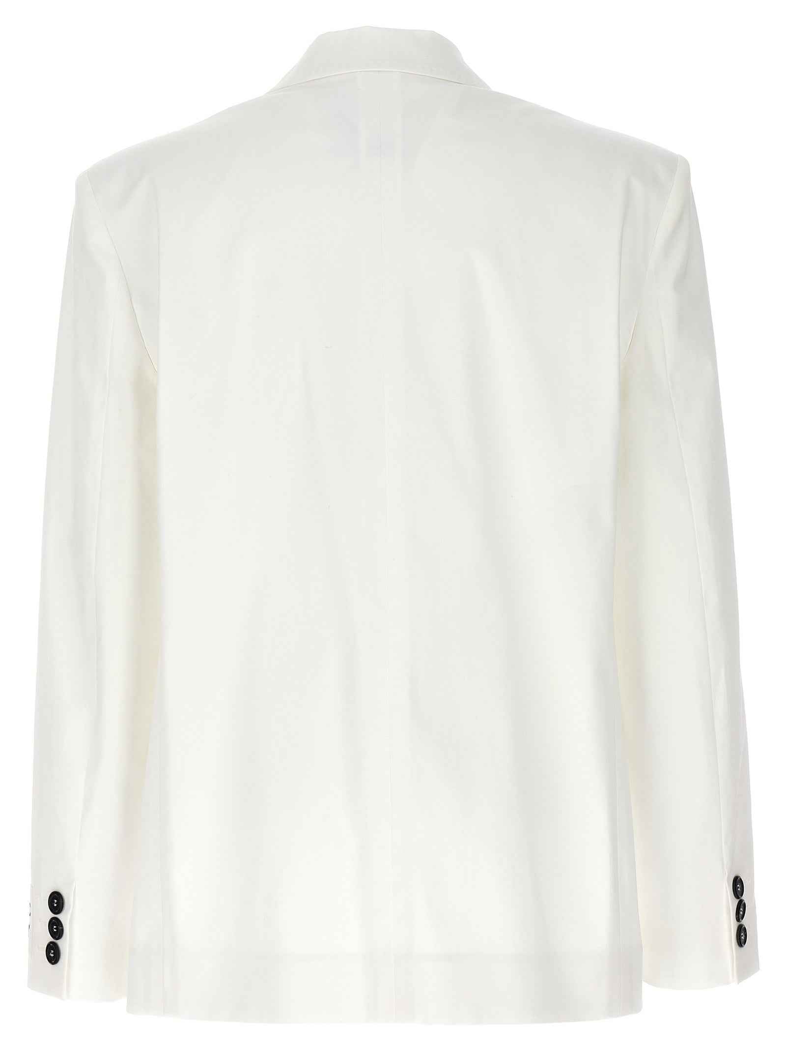 Moschino White Cotton Blazer