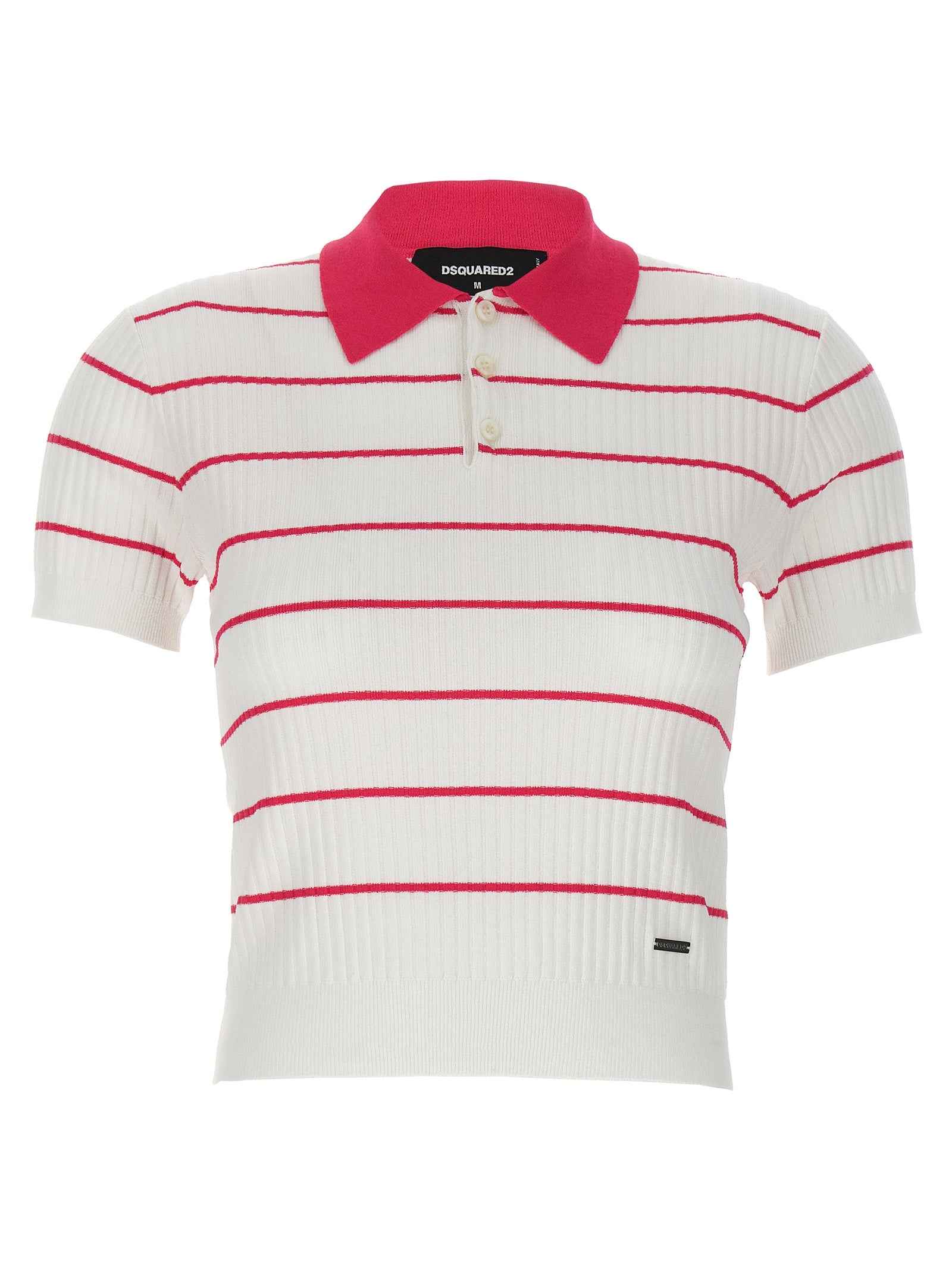 Dsquared² Multicolor Viscose Polo Shirt