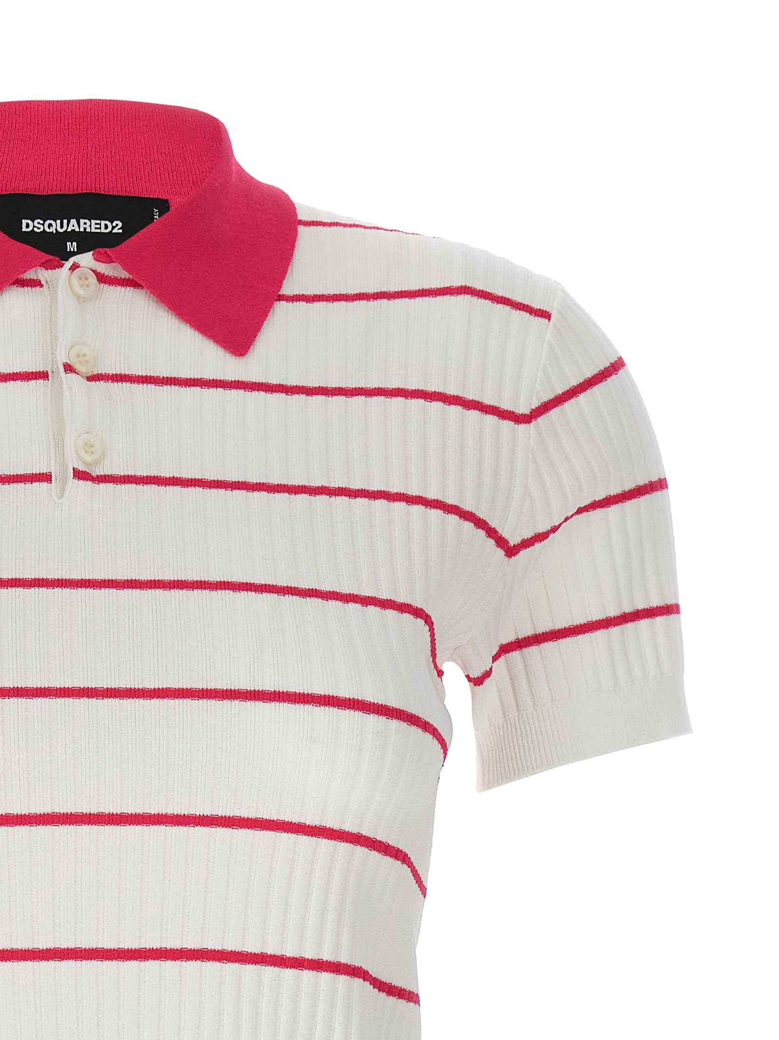 Dsquared² Multicolor Viscose Polo Shirt