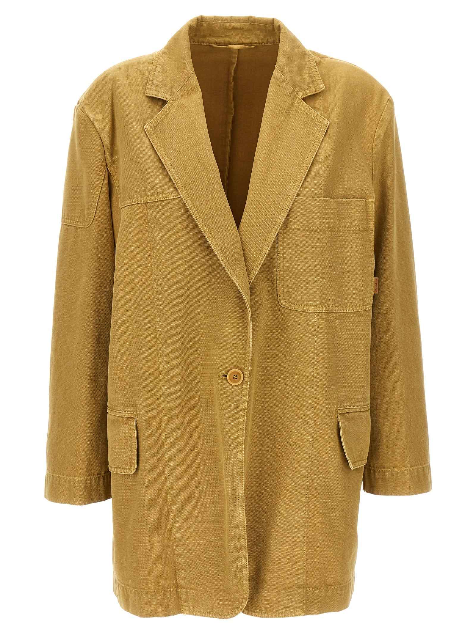 Max Mara Beige Cotton Blazer
