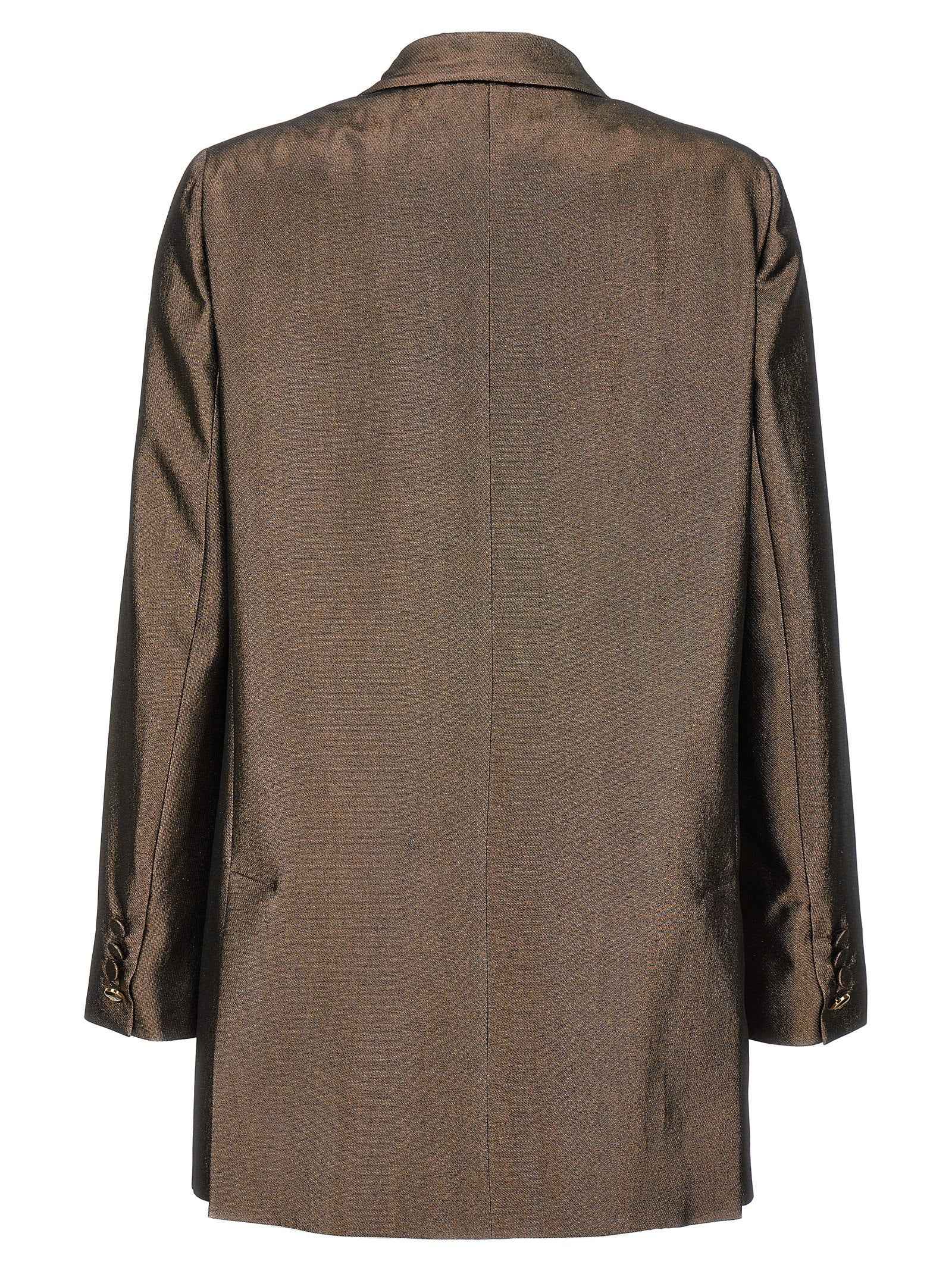 Max Mara Brown Silk Blazer
