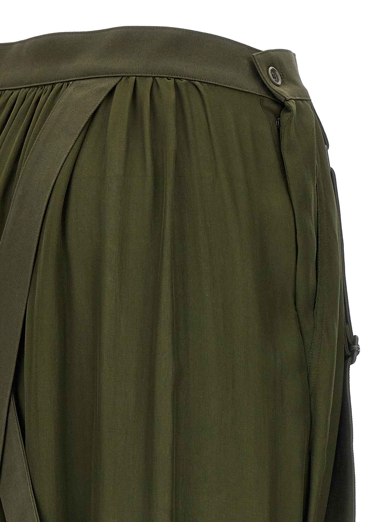 Max Mara Bicolor Silk Mini Skirt