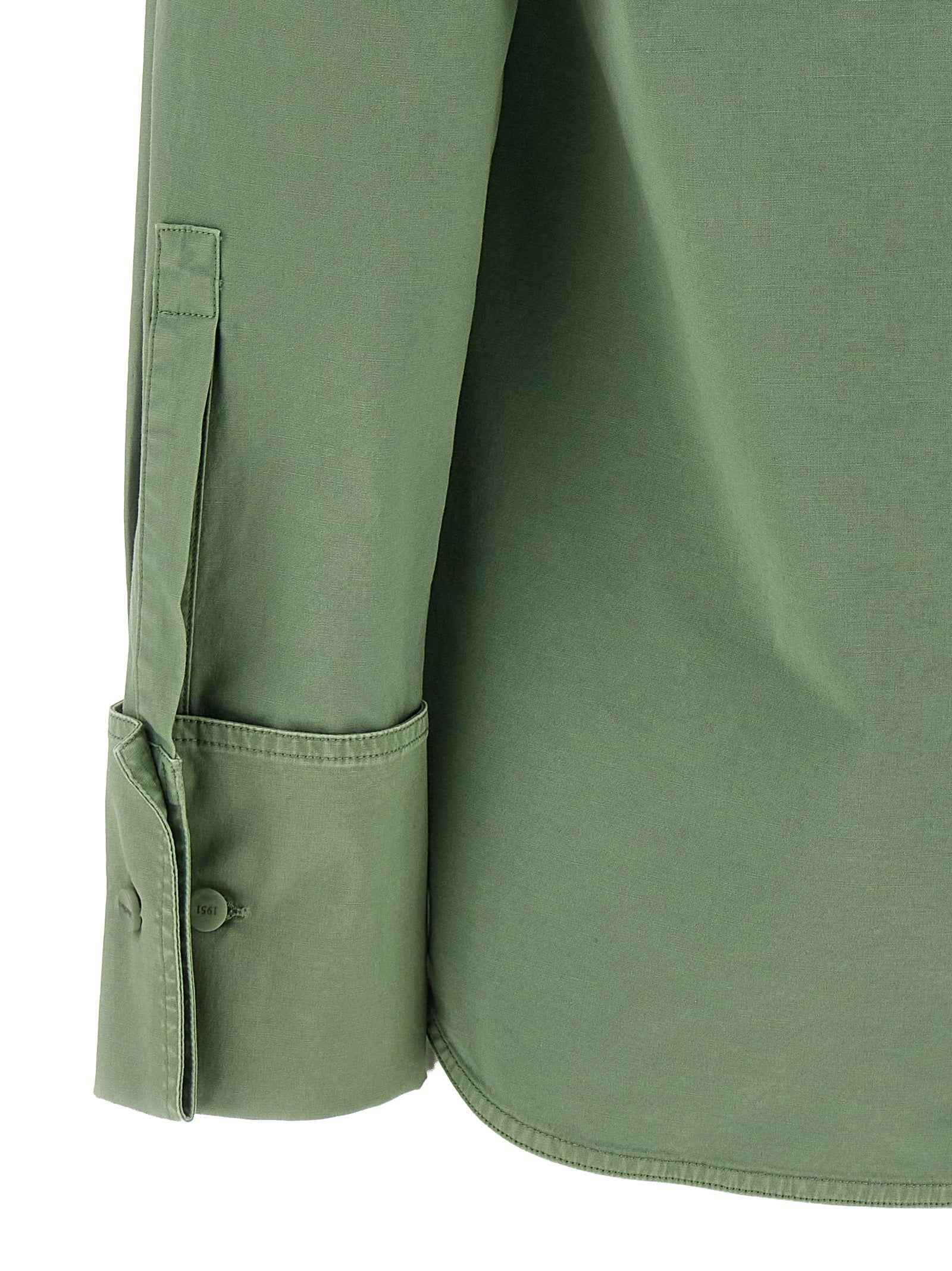 Max Mara Bicolor Cotton Blouse