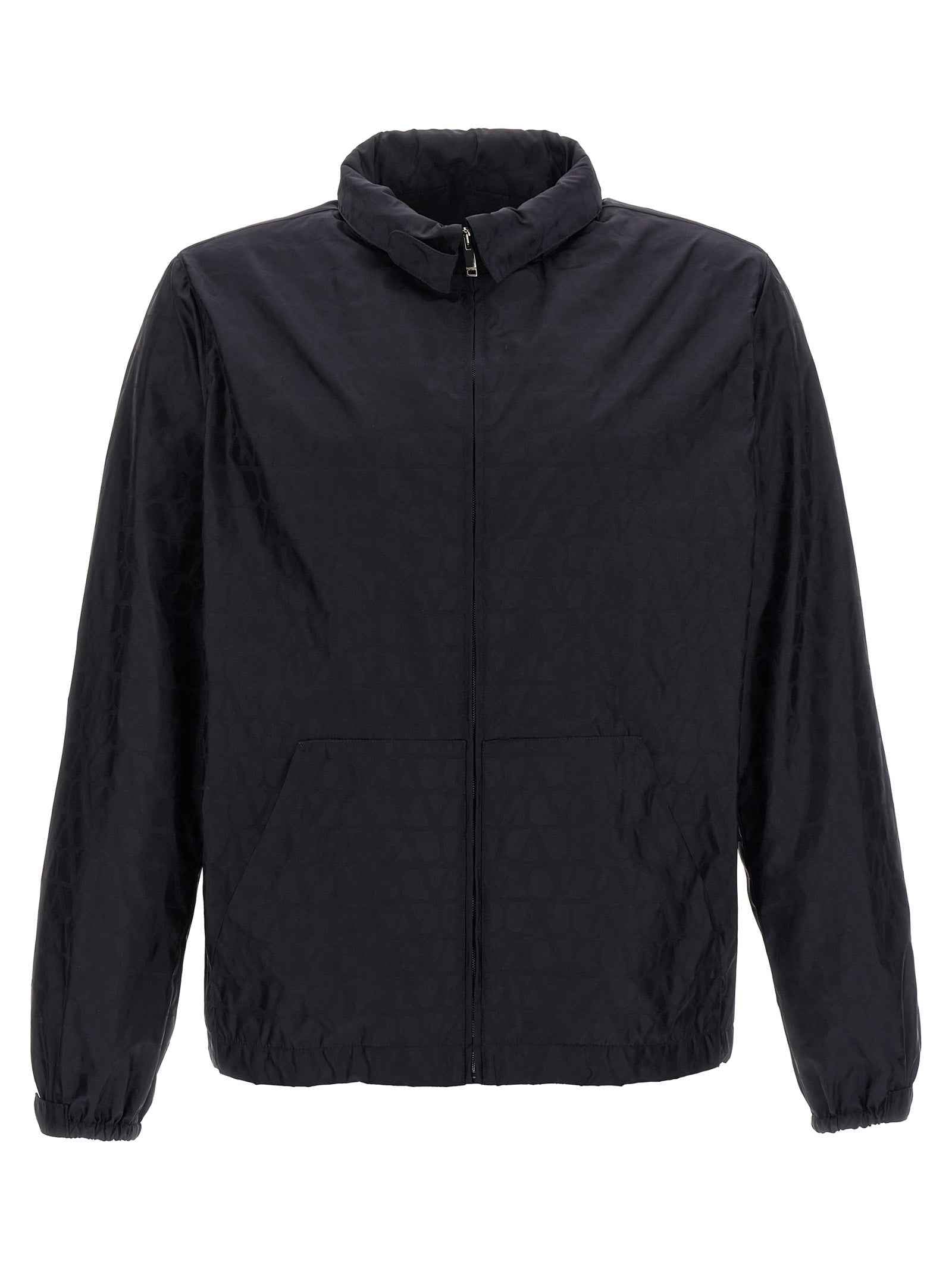 Valentino Garavani Blue Polyamide Shell Jacket