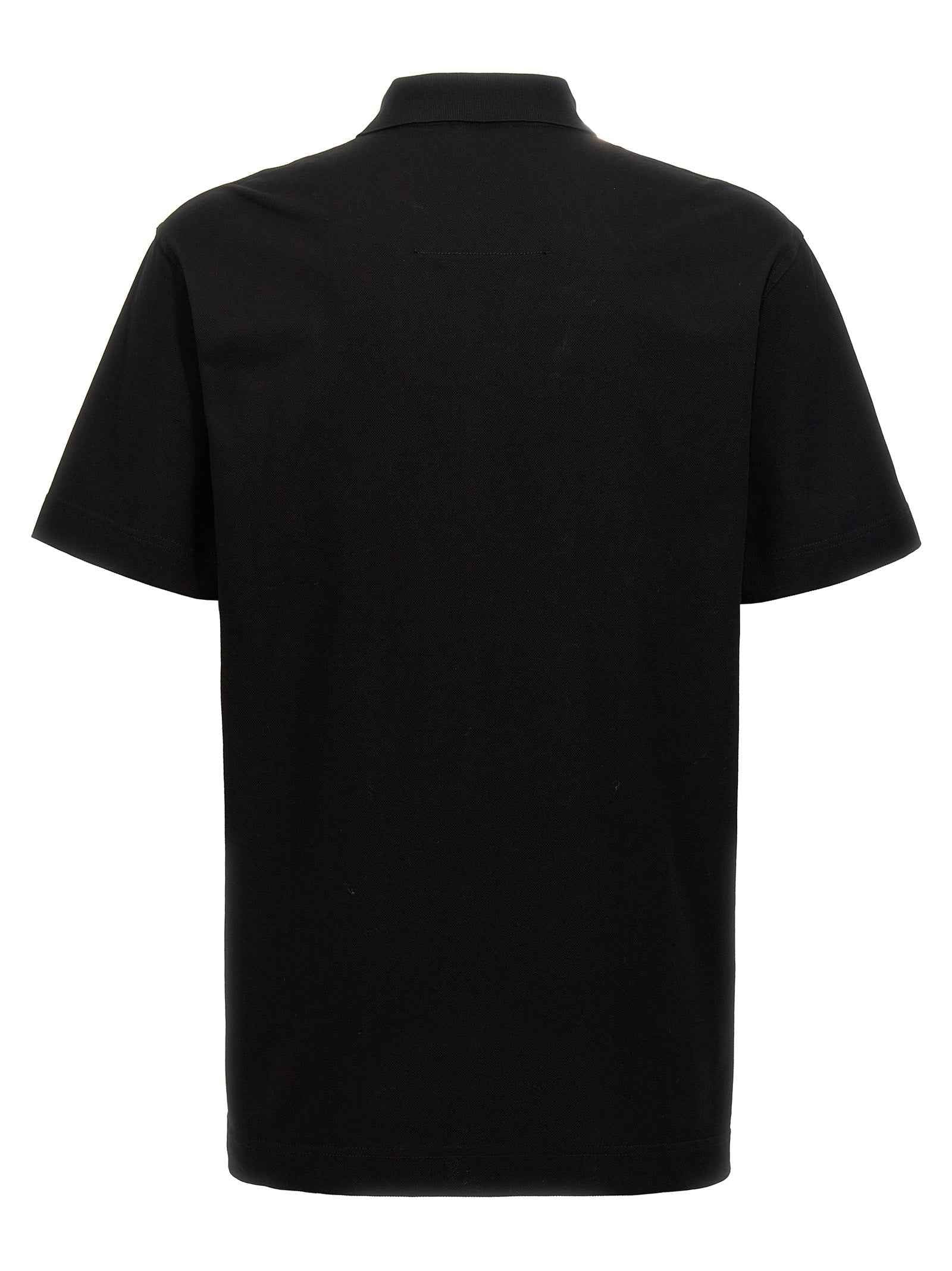 Givenchy Black Cotton Polo Shirt